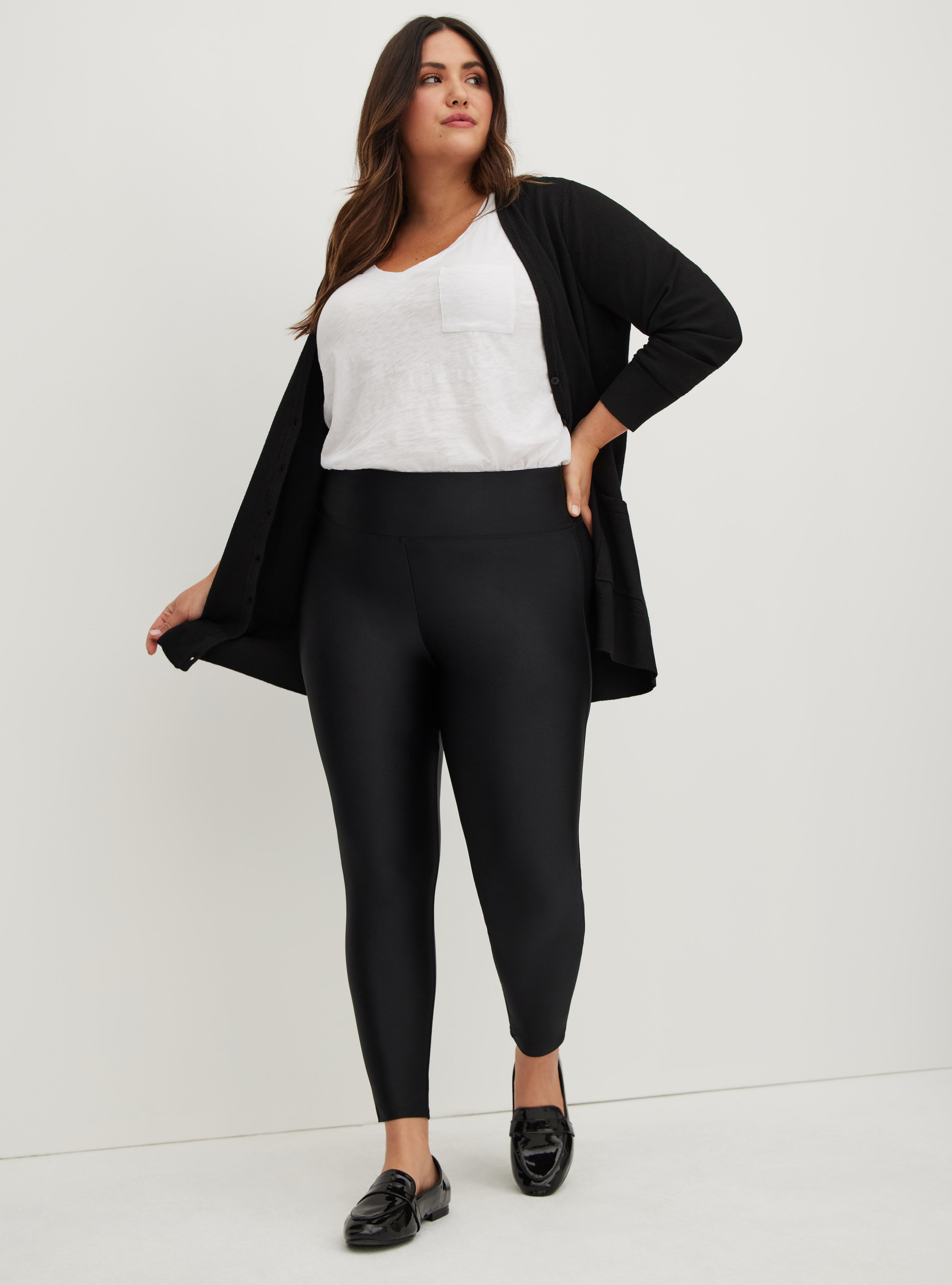 Plus Size - Full Length Signature Waist Ruched Back Liquid Legging - Torrid