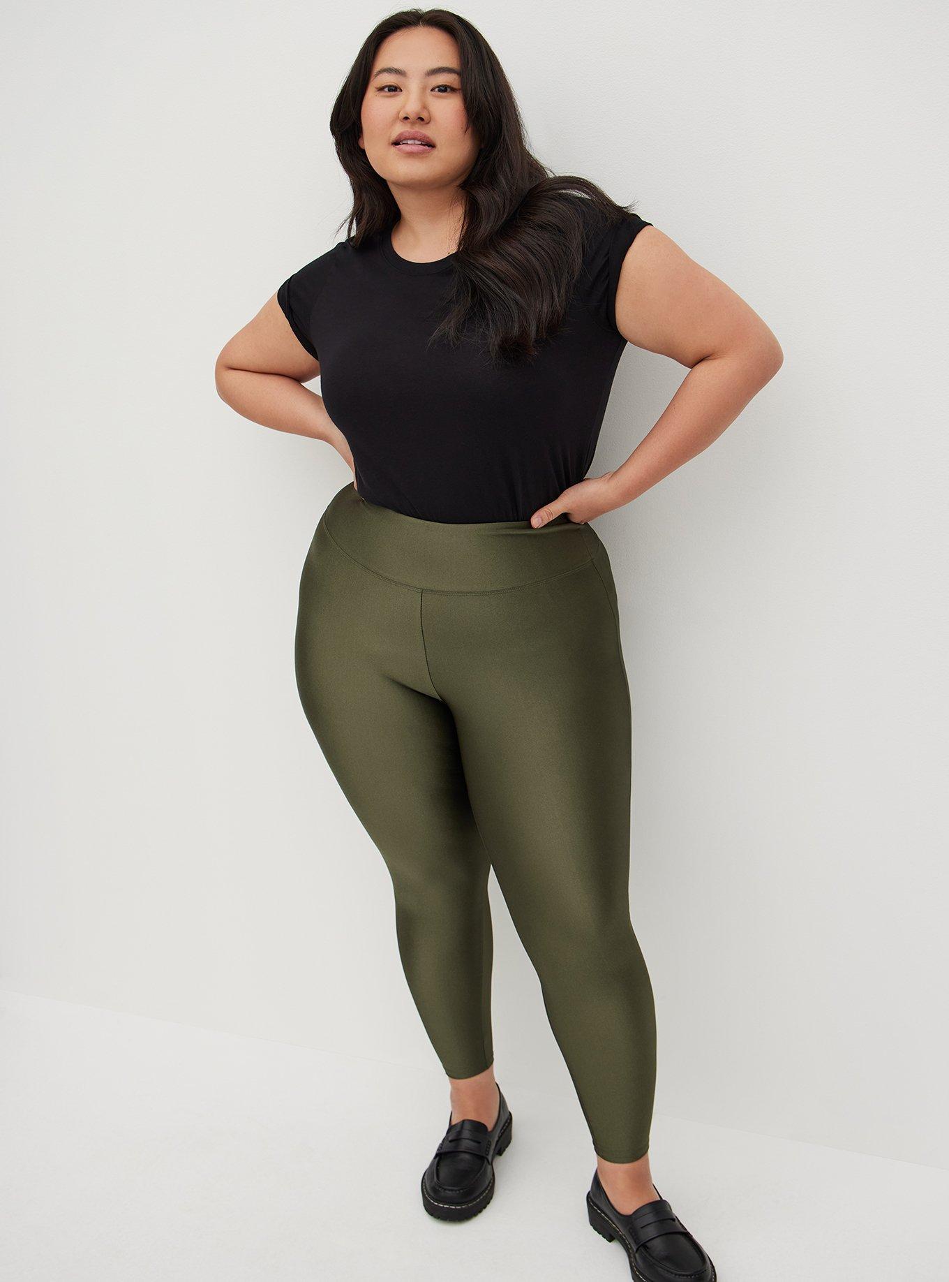 Plus Size - Full Length Signature Waist Ruched Back Liquid Legging