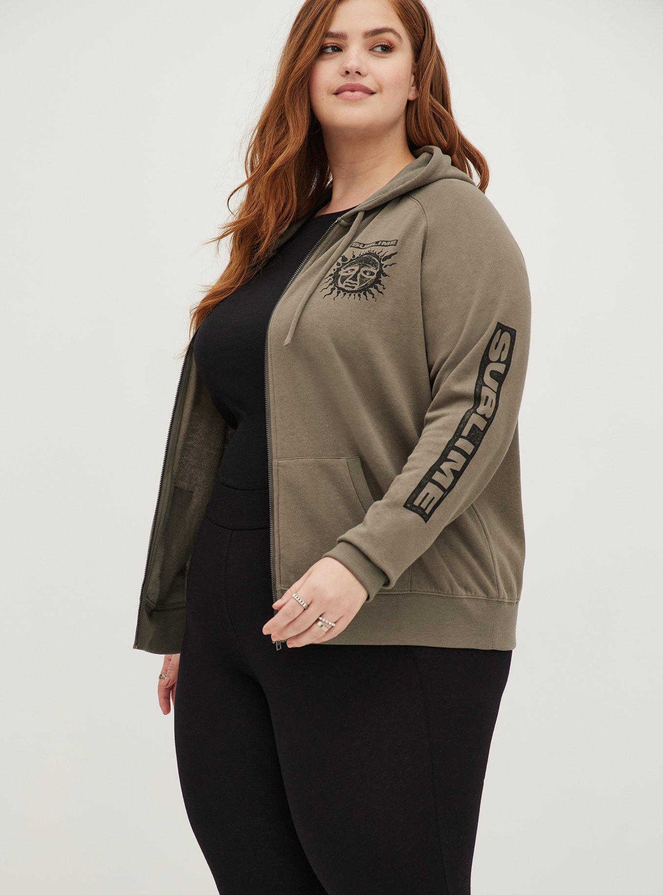 Zip Hoodie - Cozy Fleece Sublime Olive , DEEP DEPTHS, alternate