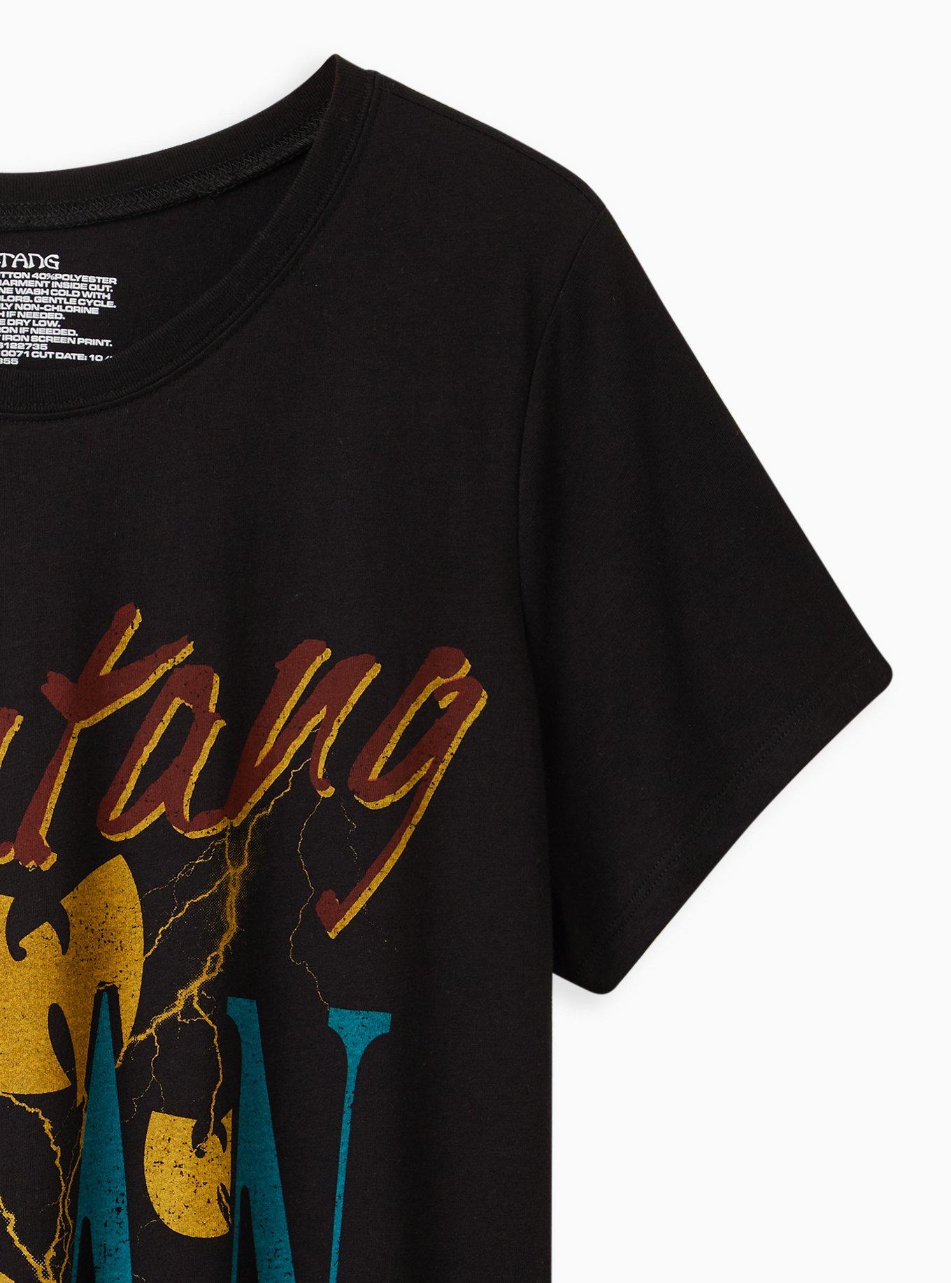 Plus Size Tunic Tee - Wu Tang Clan Black , DEEP BLACK, alternate