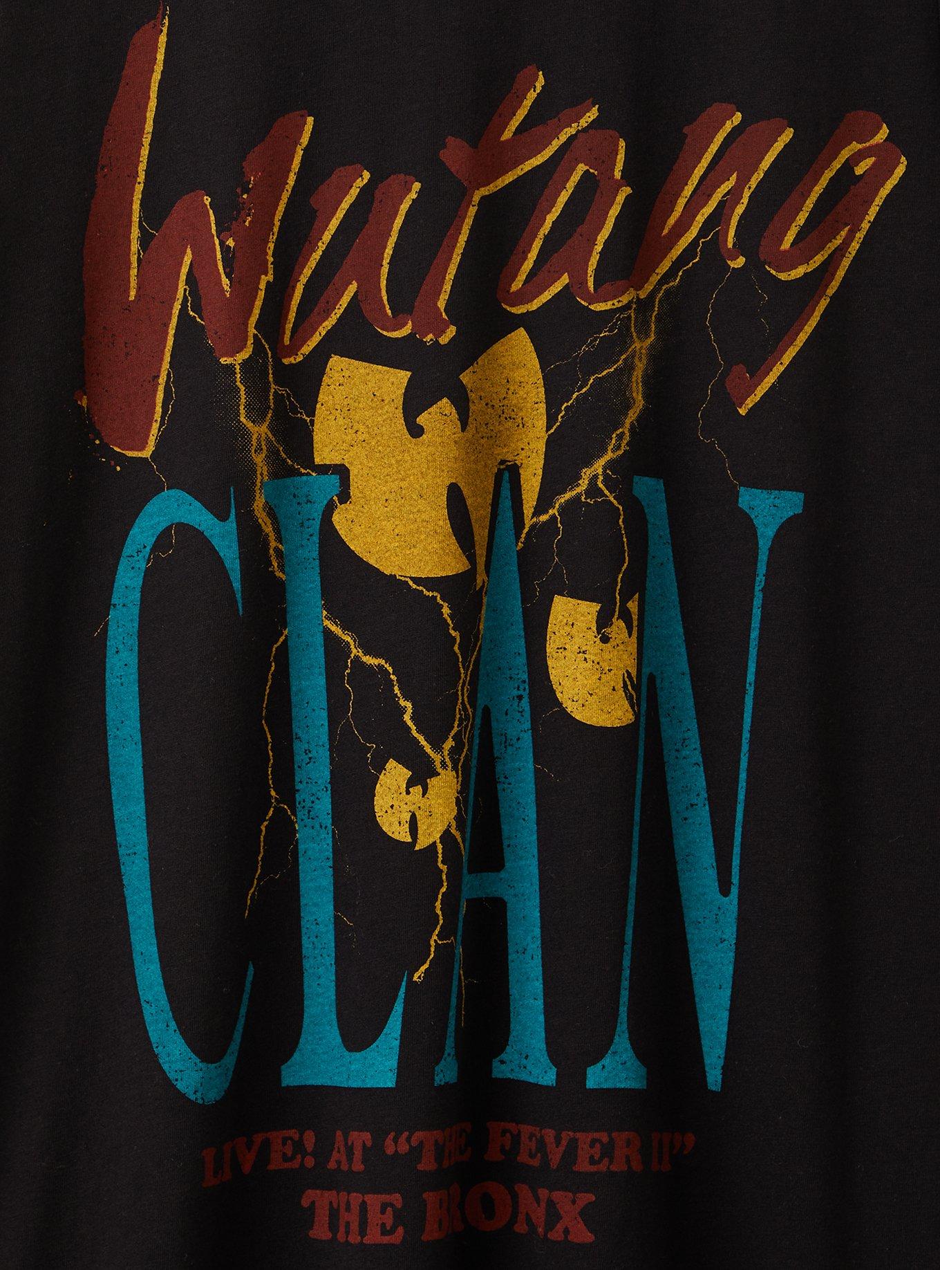 Plus Size Tunic Tee - Wu Tang Clan Black , DEEP BLACK, alternate