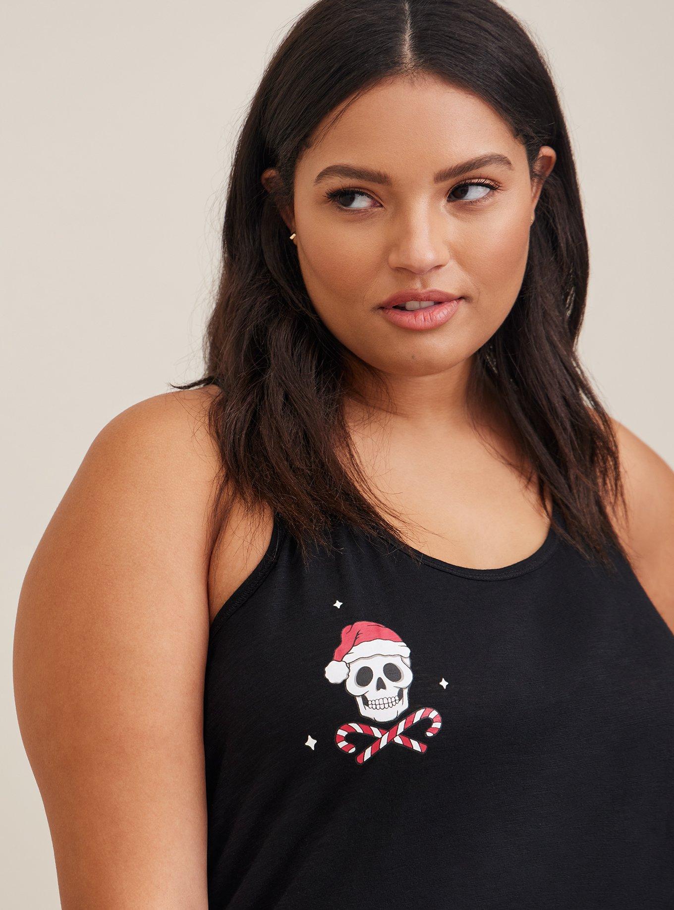 Plus Size - Slub Sleeveless Racerback Sleep Tank - Torrid