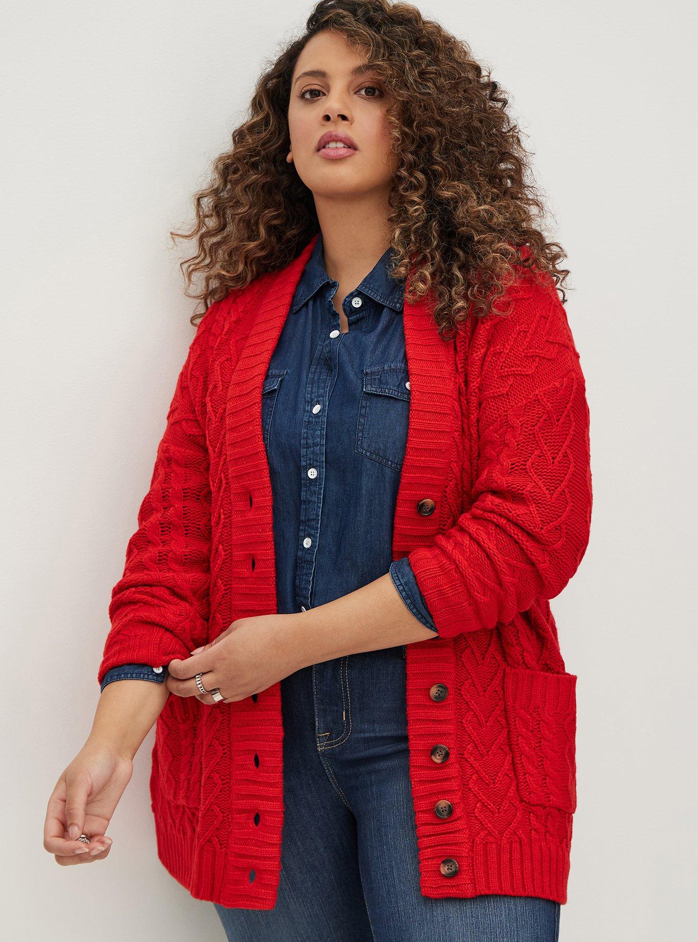 Torrid shop red sweater