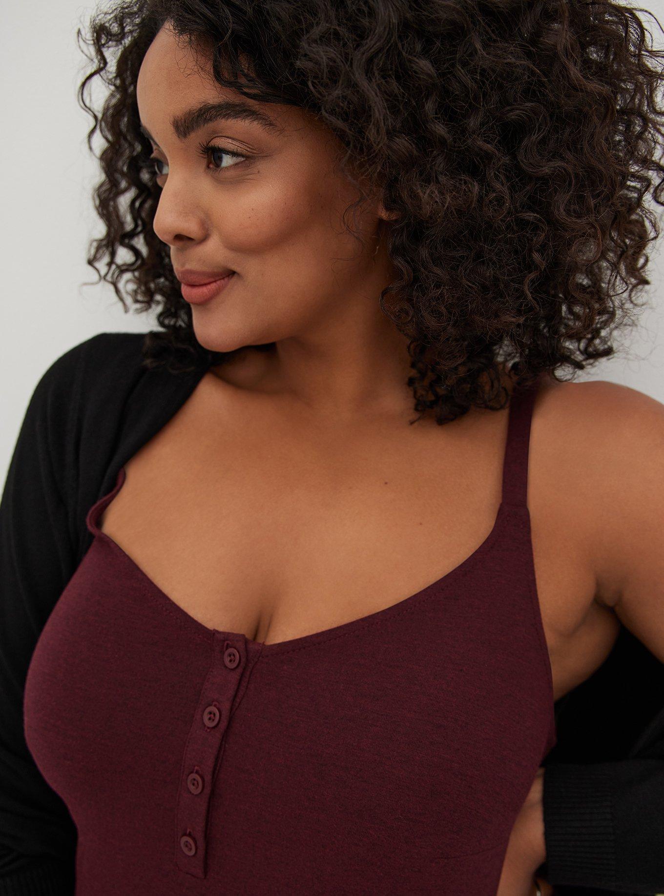 Culotte Jumpsuit - Super Soft Burgundy, BURGUNDY, alternate