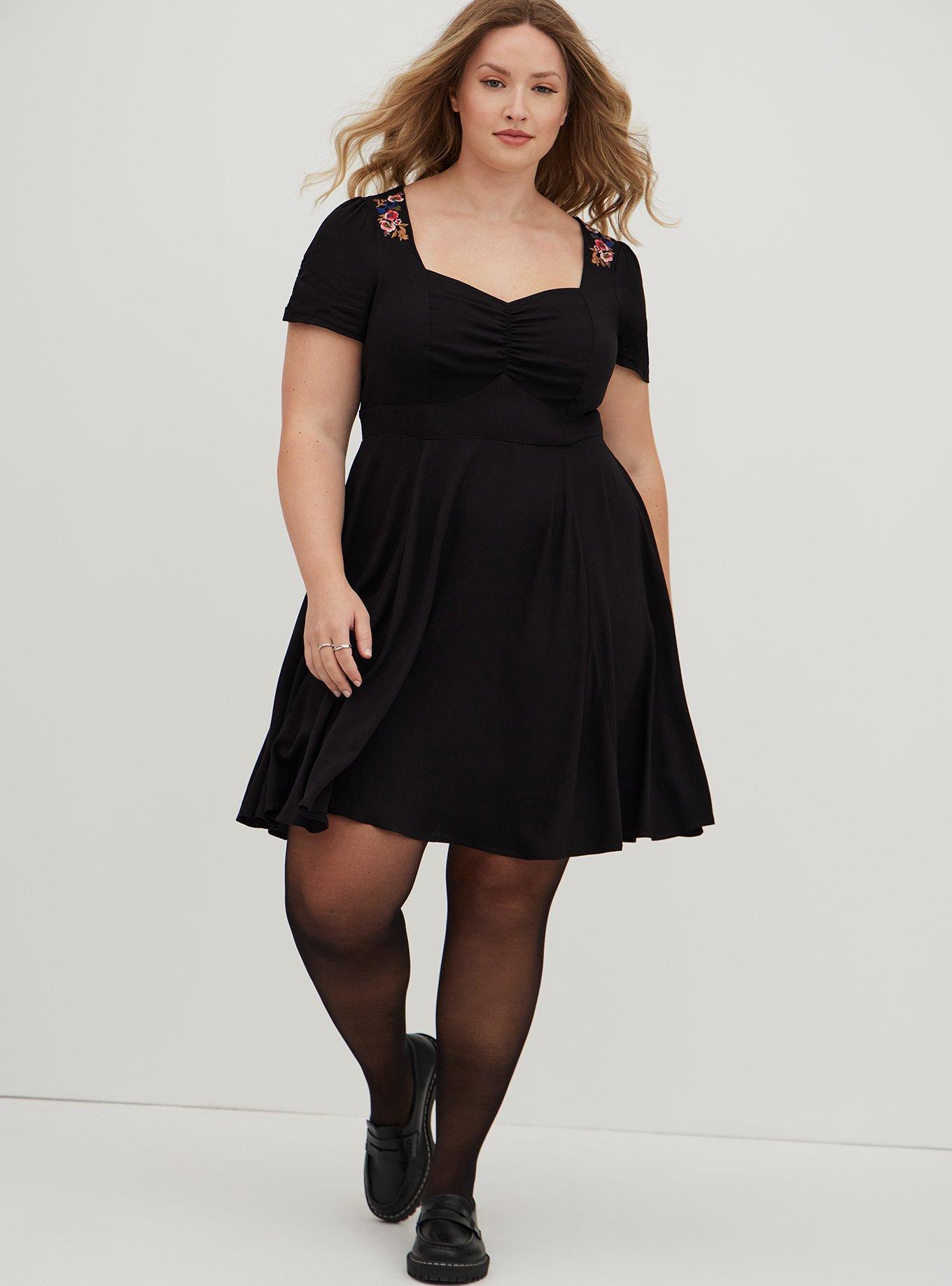 Torrid 2024 embroidered dress