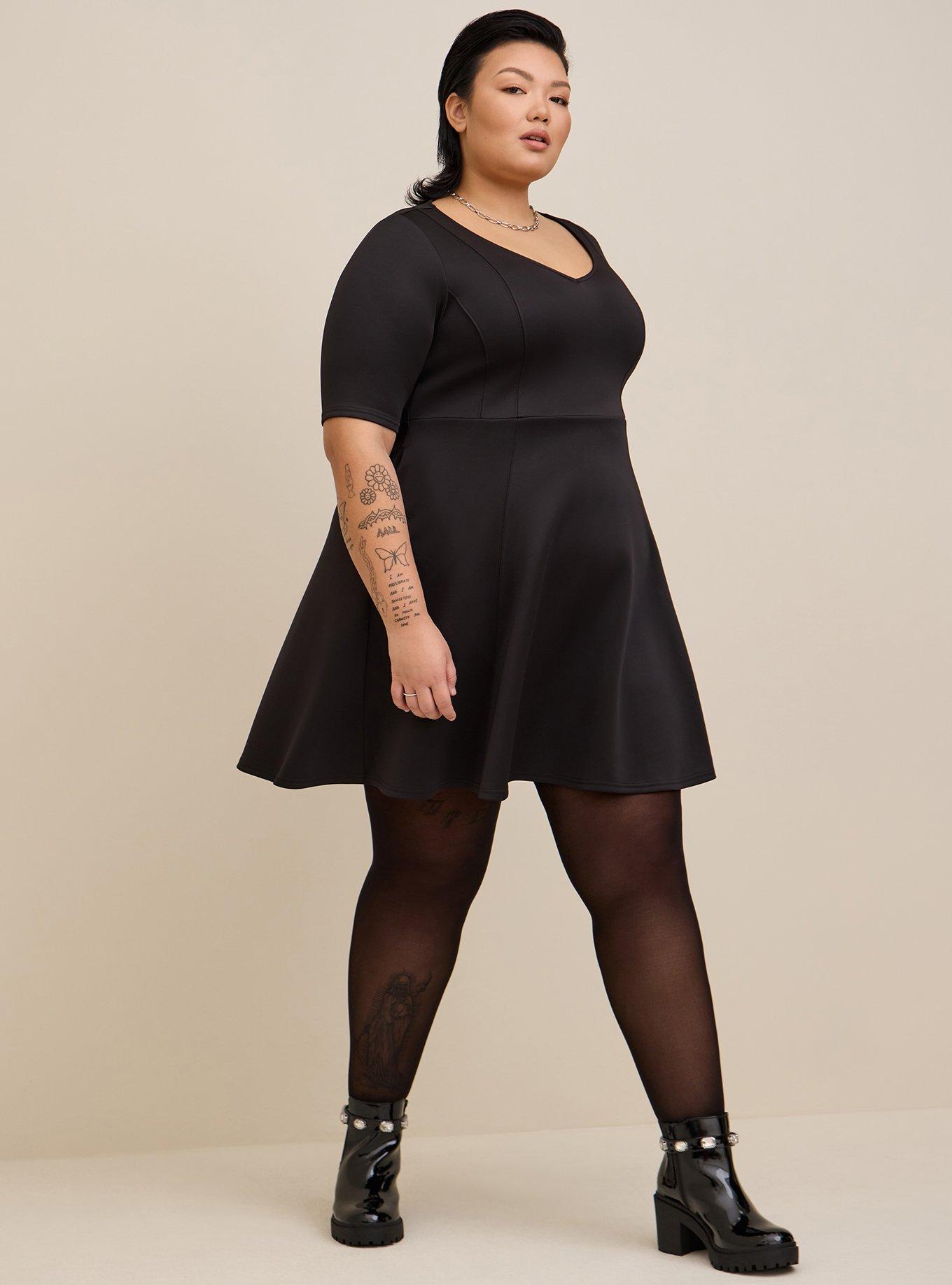 Torrid fit and outlet flare dress