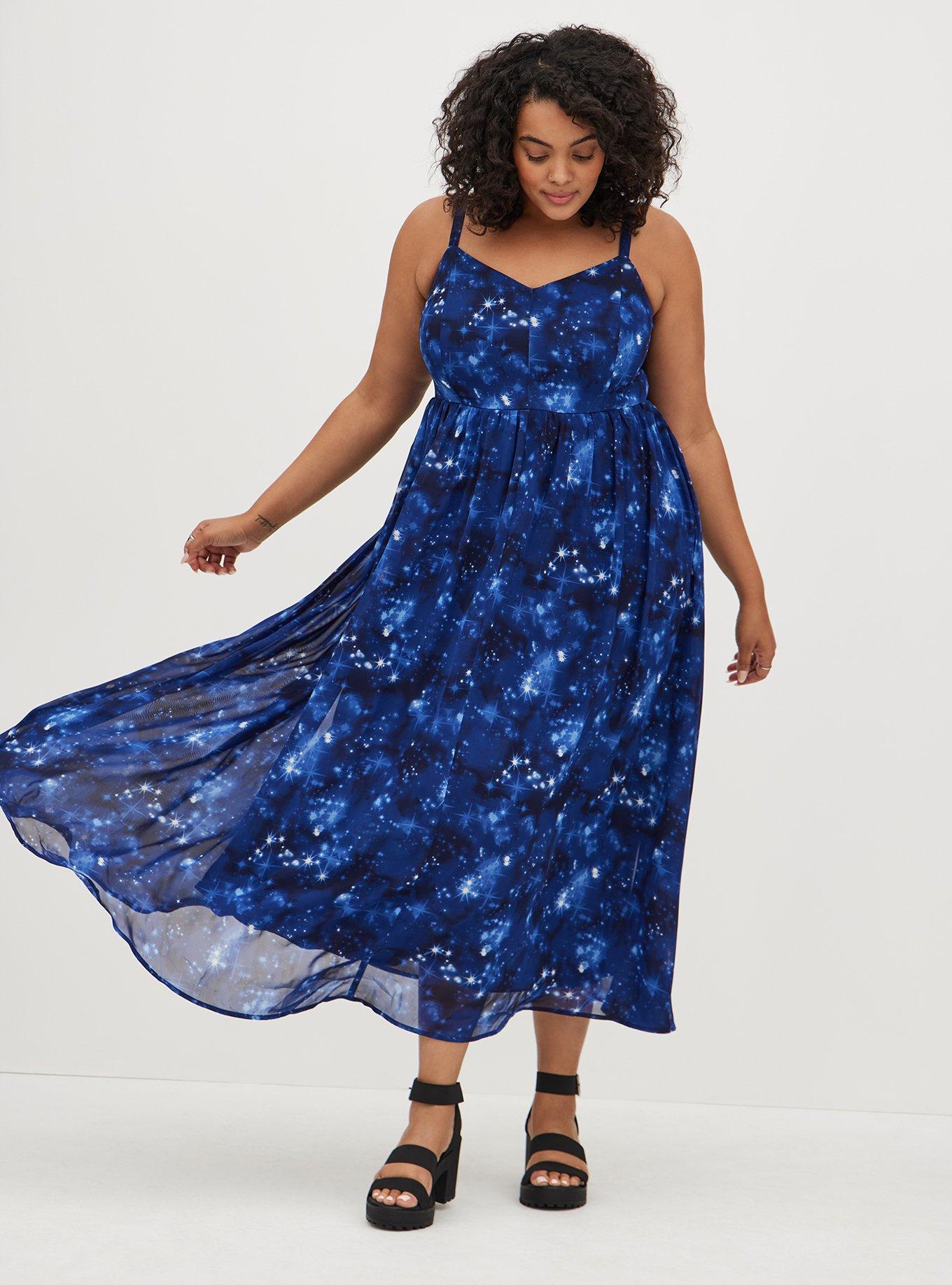 Torrid shop blue dress