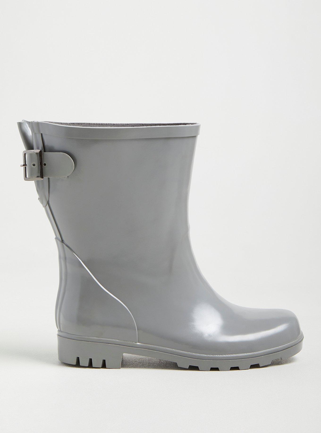 靴 TWW SIDE GORE RAIN BOOTS MID 39 Dezsed Women's Rain Boots Clearance Punk Style Mid Boots