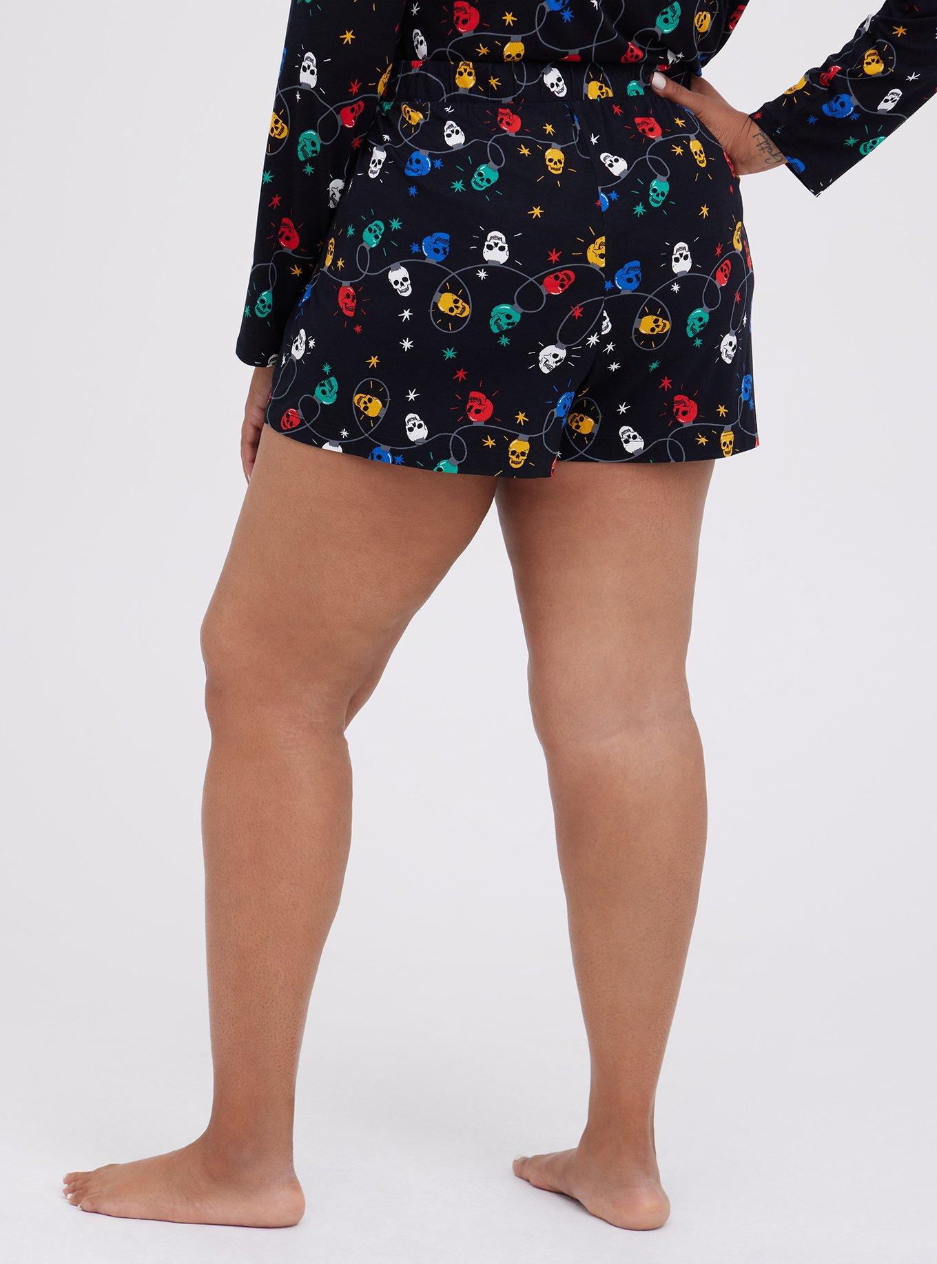 Torrid Skeleton Super Soft Sleep Pajama Shorts Black Size 1X - $30 - From  Emily