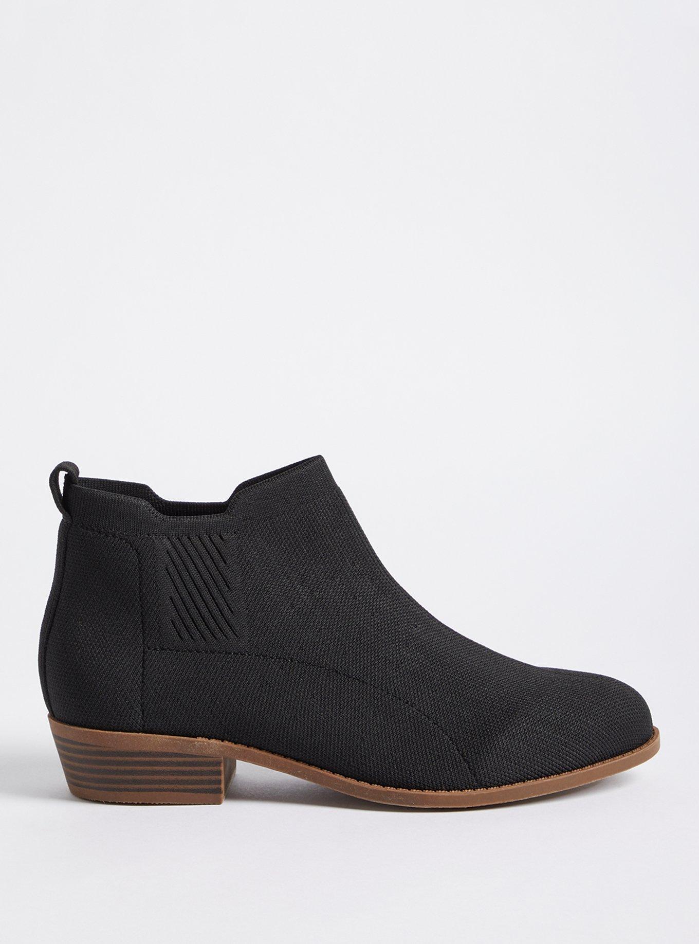 Plus Size Stretch Knit Ankle Bootie WW Torrid