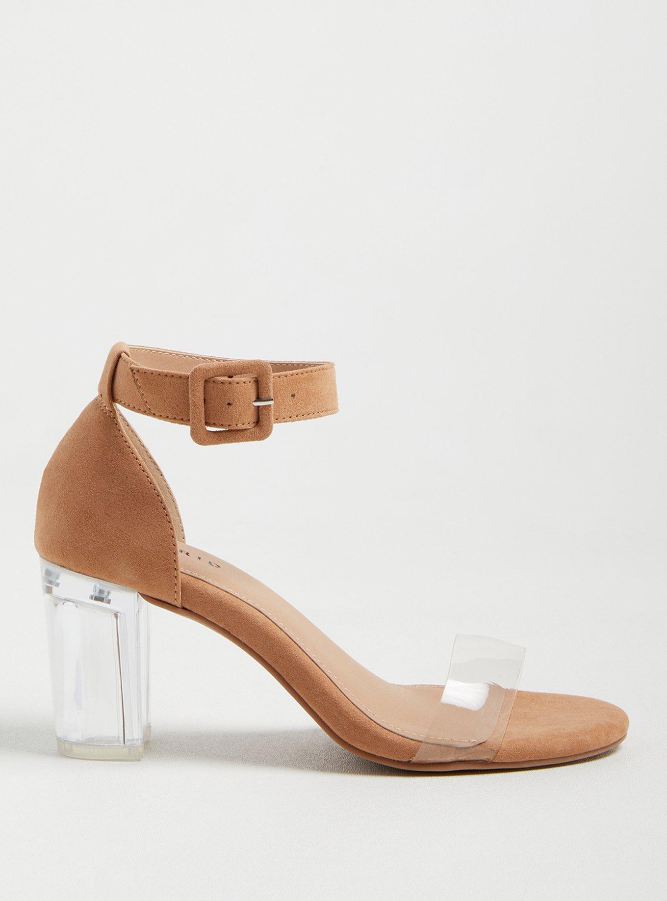 Translucent Block Heel (WW)