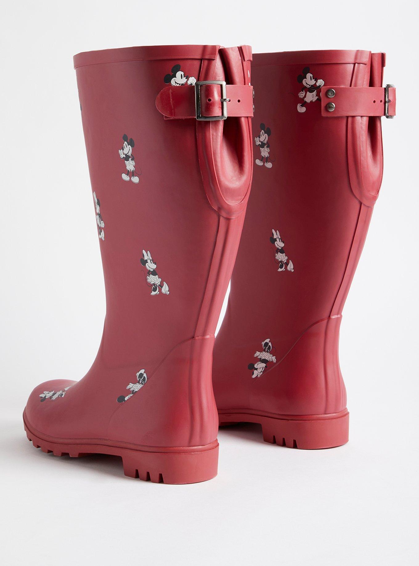 Plus Size - Rainboot - Disney Mickey & Minnie Mouse Red (WW) - Torrid