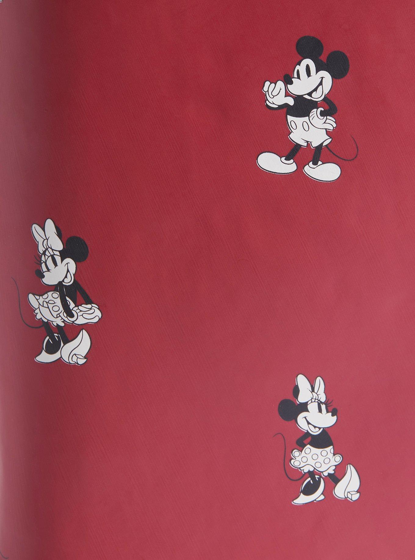 DiDisney Minnie Mouse Cartoon Print Cotton Thong In Red + 1 Free Bra
