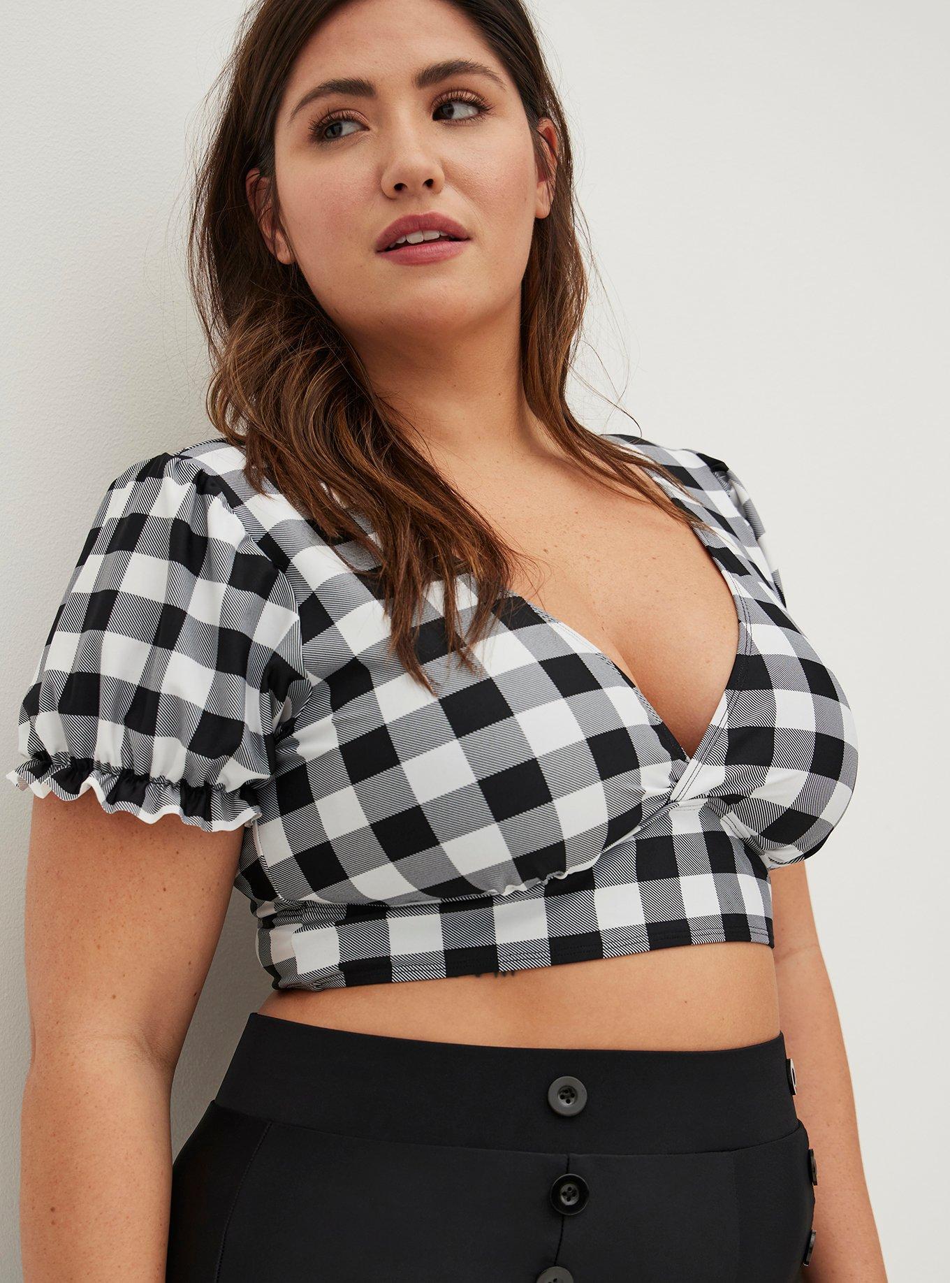 Torrid 2024 gingham swimsuit