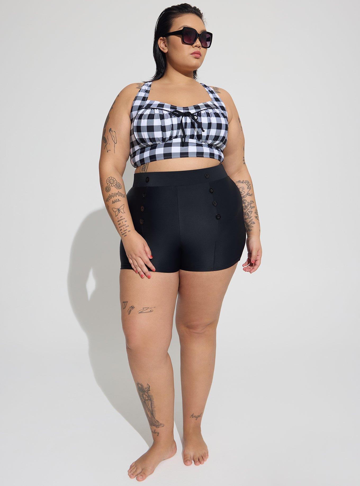 Torrid best sale swim shorts