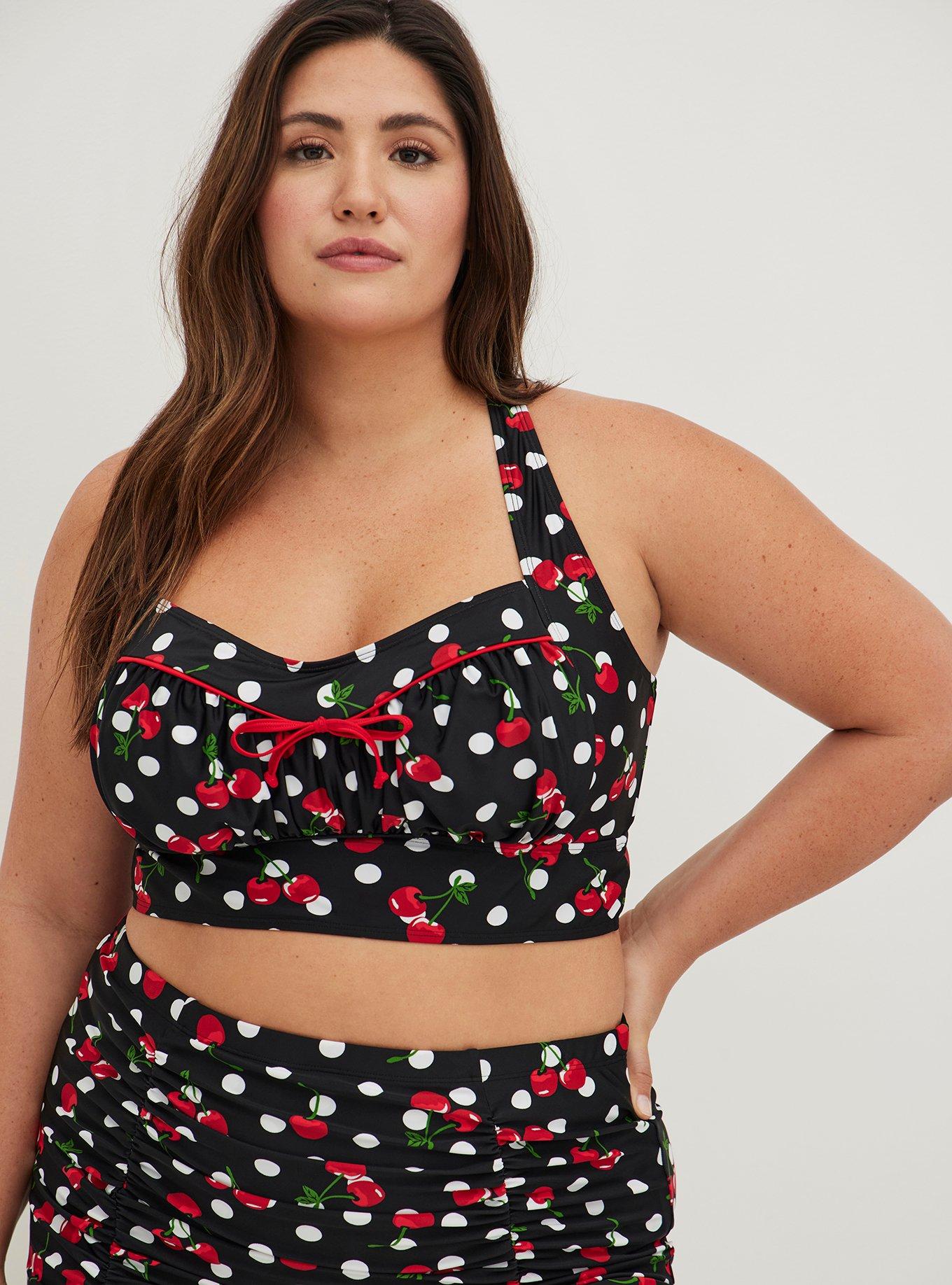 Plus Size - Retro Wired Swim Romper - Floral - Torrid