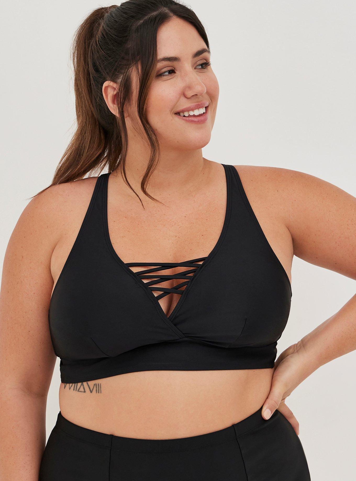 Plus Size - Wireless Xo Triangle Bikini Top - Torrid