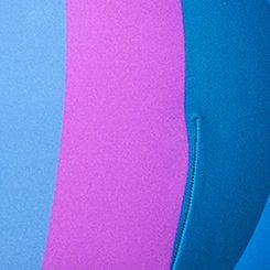 Wireless XO Triangle Swim Top, COOL STRIPE MULTI, swatch