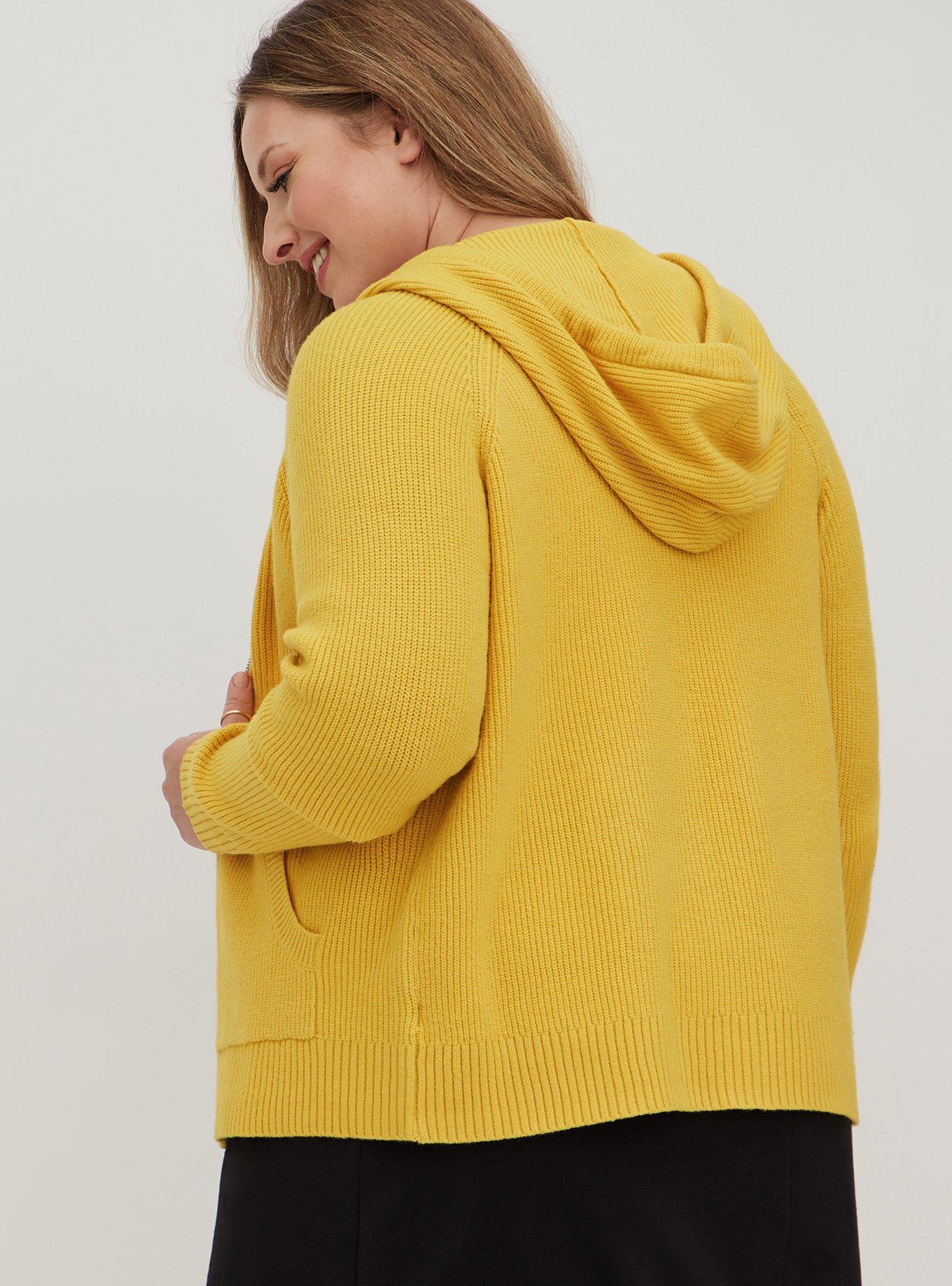 Tru Kolors Cardigan - Goldenrod L