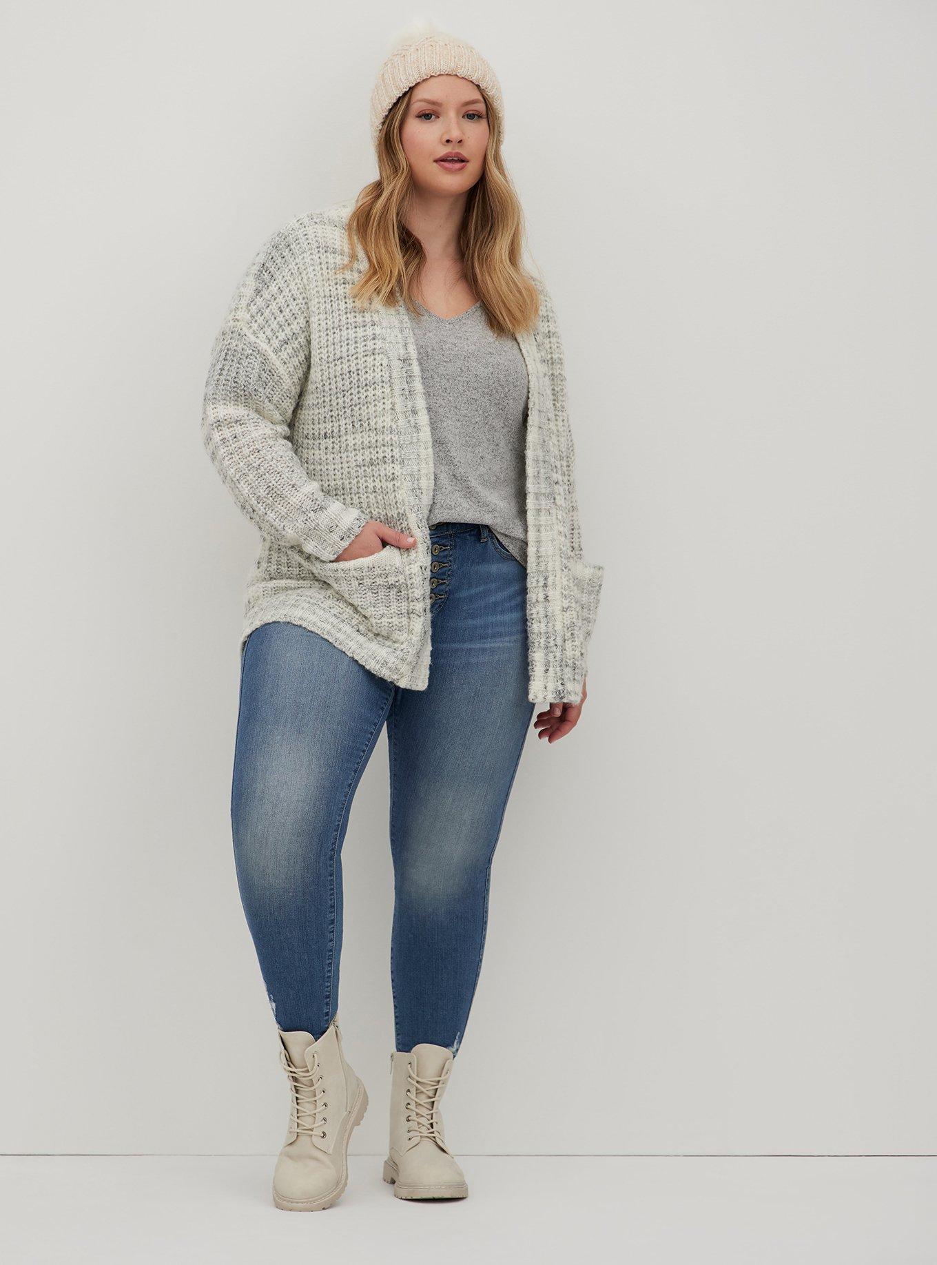 Plus size shop cocoon cardigan