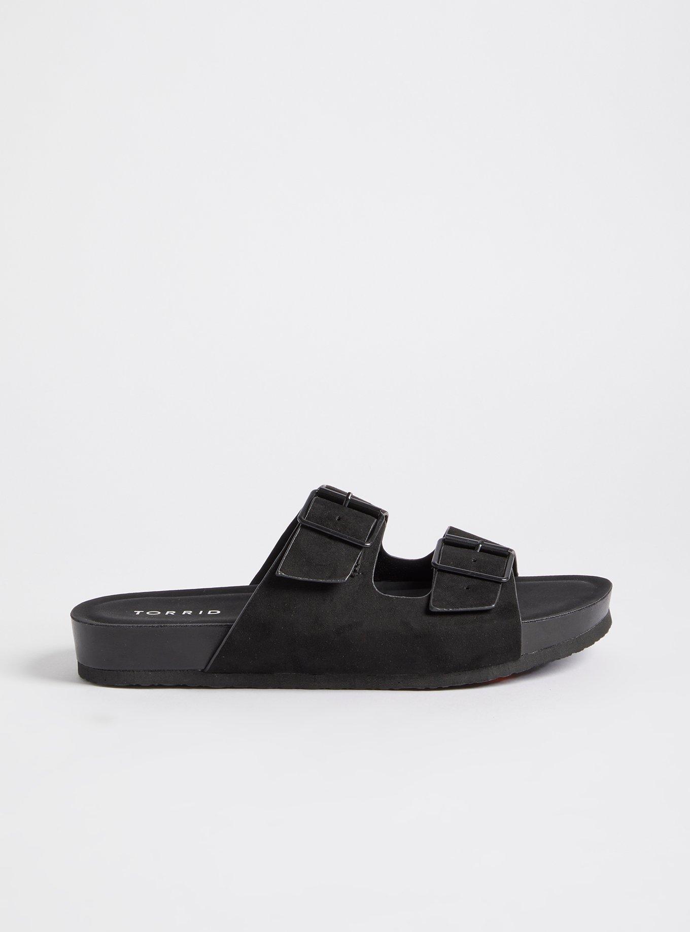 Double Band Slide (WW), BLACK, alternate