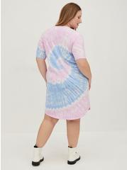 Plus Size Favorite T-Shirt Dress - Super Soft Queen Tie Dye, TIE DYE, alternate
