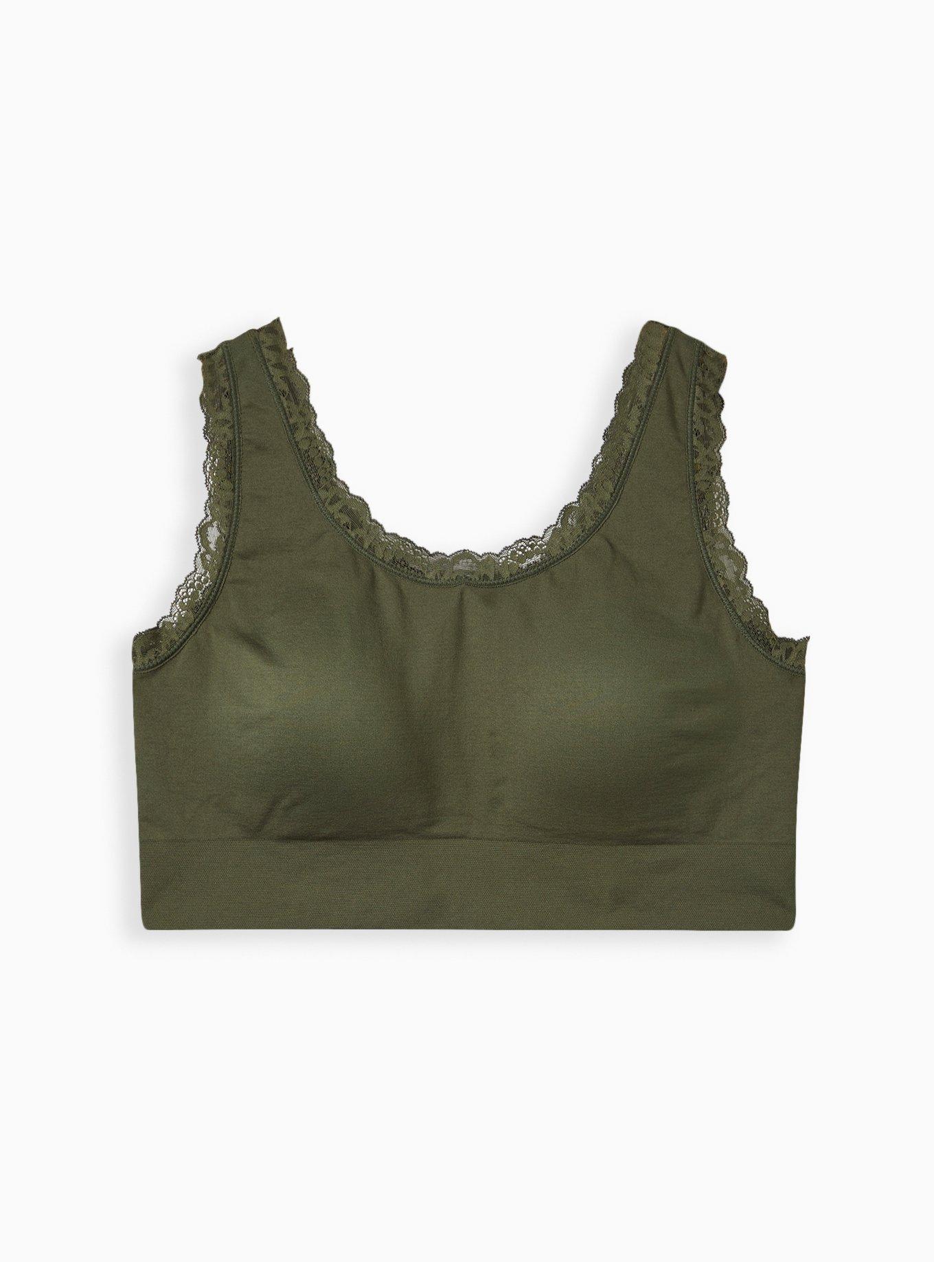 Lightly Lined Seamless Flirt Scoop Bralette, DEEP DEPTHS, hi-res