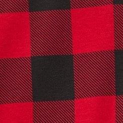 Cotton High-Rise Shortie Panty, TRADITIONAL BUFFALO PLAID, swatch