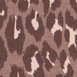 Plus Size Cotton High-Rise Shortie Panty, HYPER LEOPARD DEEP TAUPE, swatch
