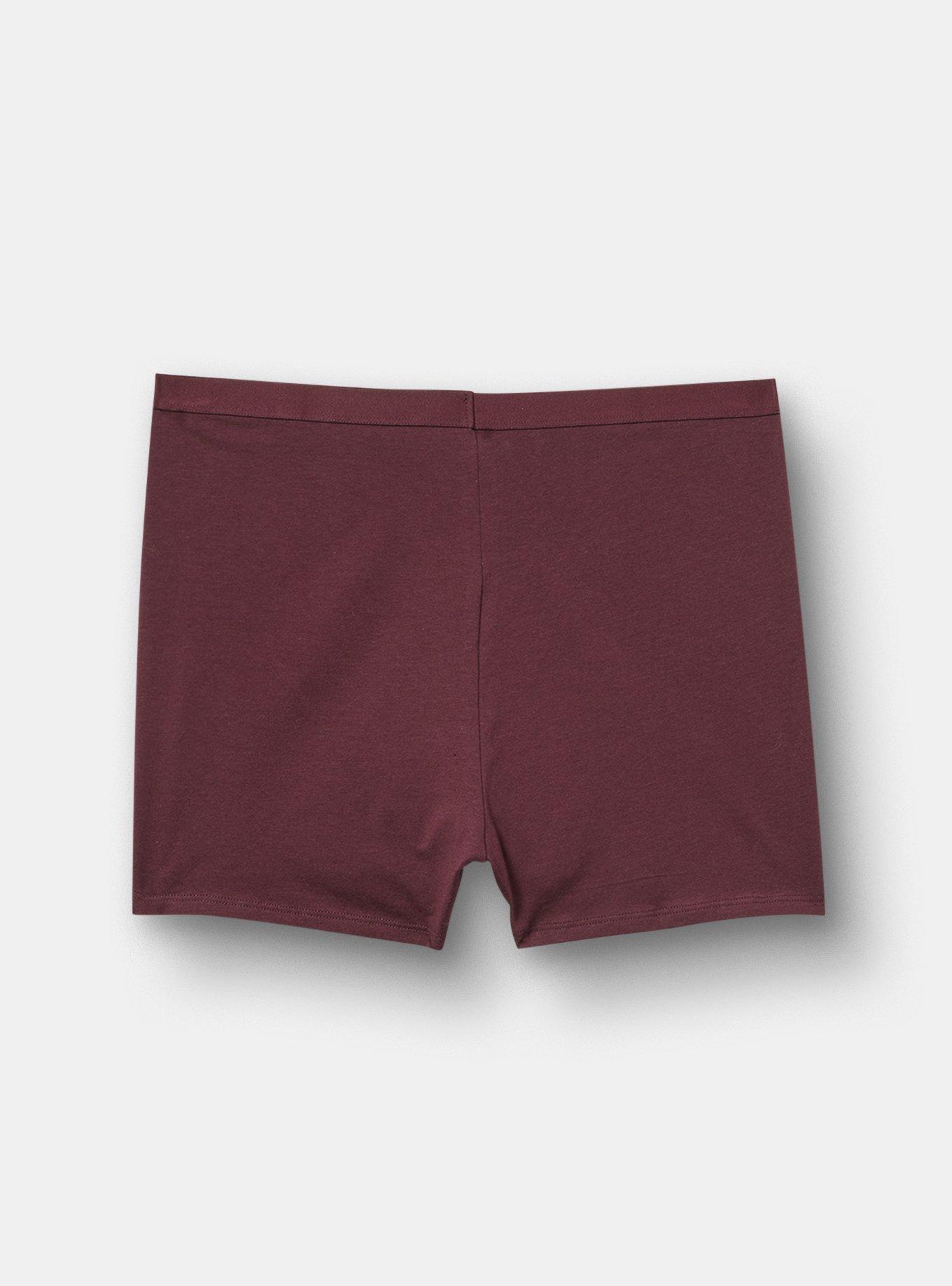 Cotton High-Rise Shortie Panty, SWEETHEART PUPPY WINETASTING, alternate