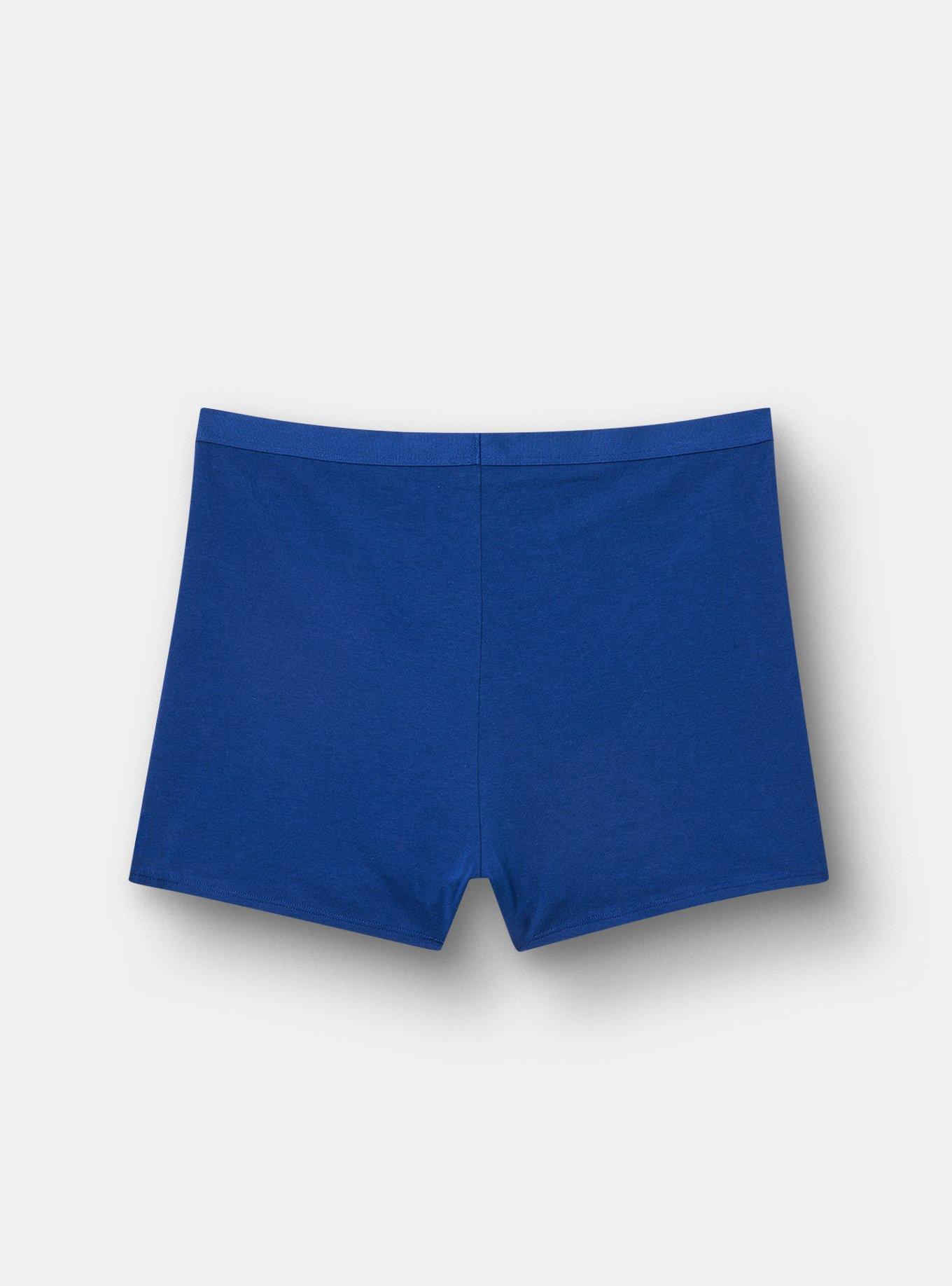 Cotton High-Rise Shortie Panty, TOADSTOOL BLUE, alternate