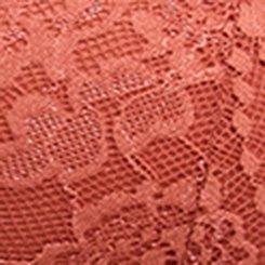 Plus Size Lightly Lined XO Lace Bralette, ARAGON, swatch