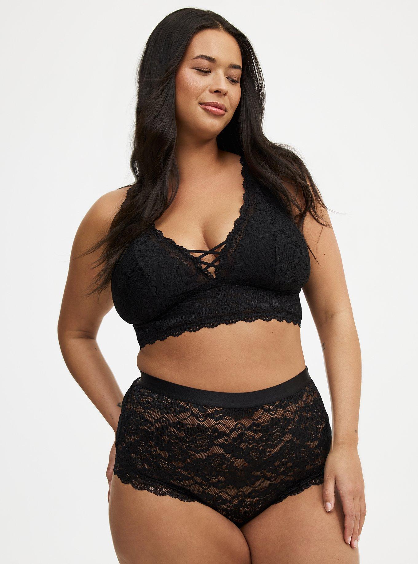Lightly Lined Simply Lace XO Front Bralette