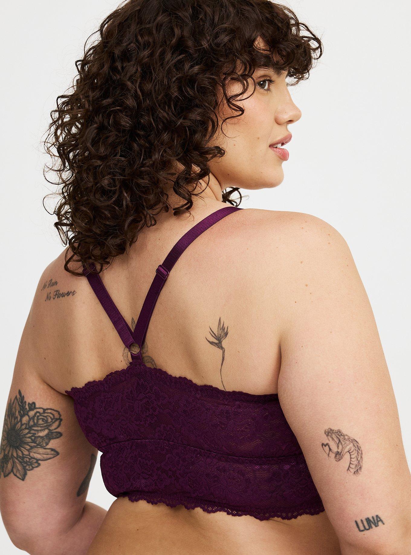 Lightly Lined Simply Lace XO Front Bralette