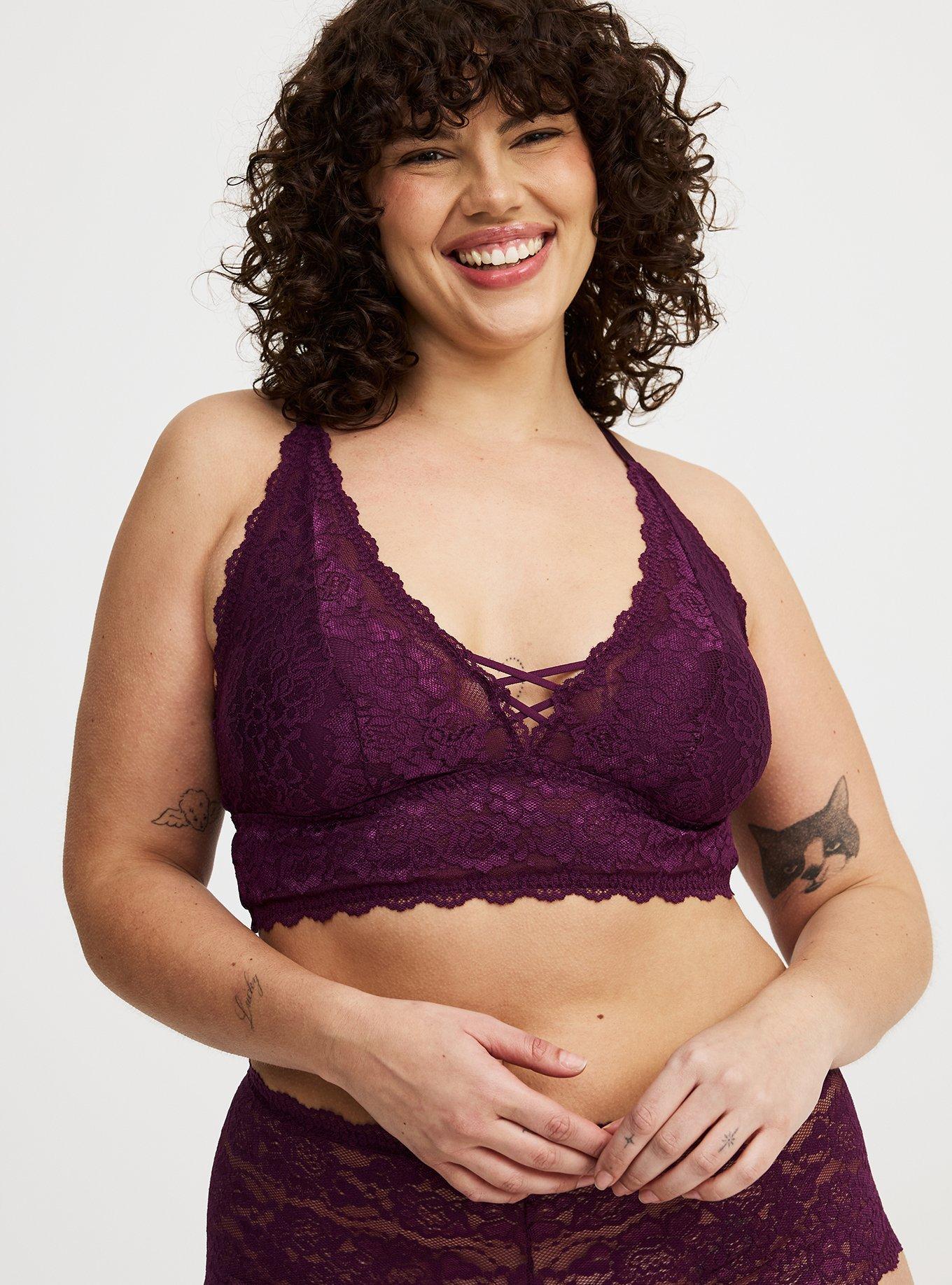 Lightly Lined Simply Lace XO Front Bralette