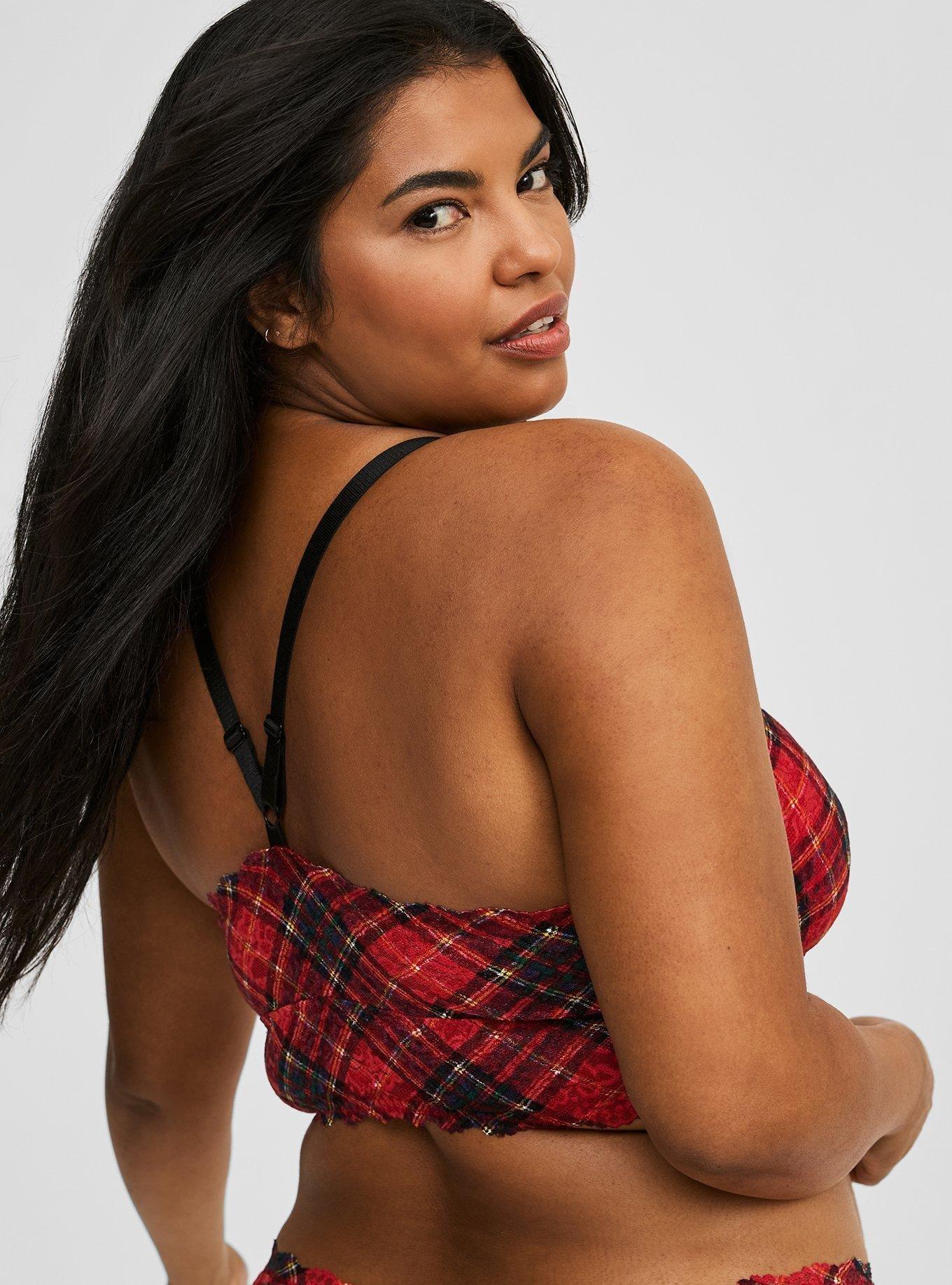 Lightly Lined Lace XO Front Bralette