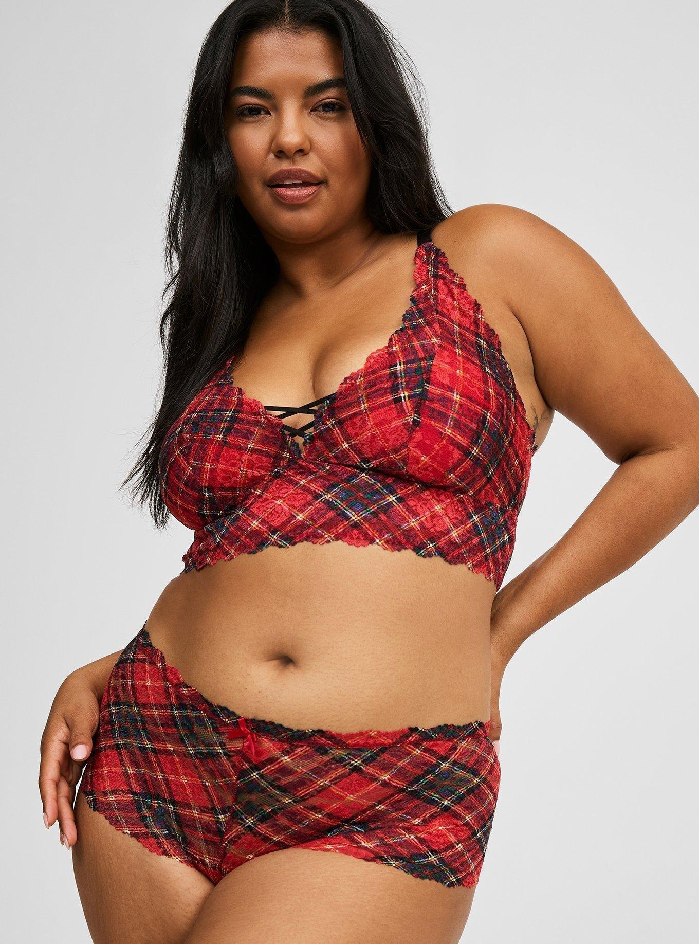 Lightly Lined Lace XO Front Bralette