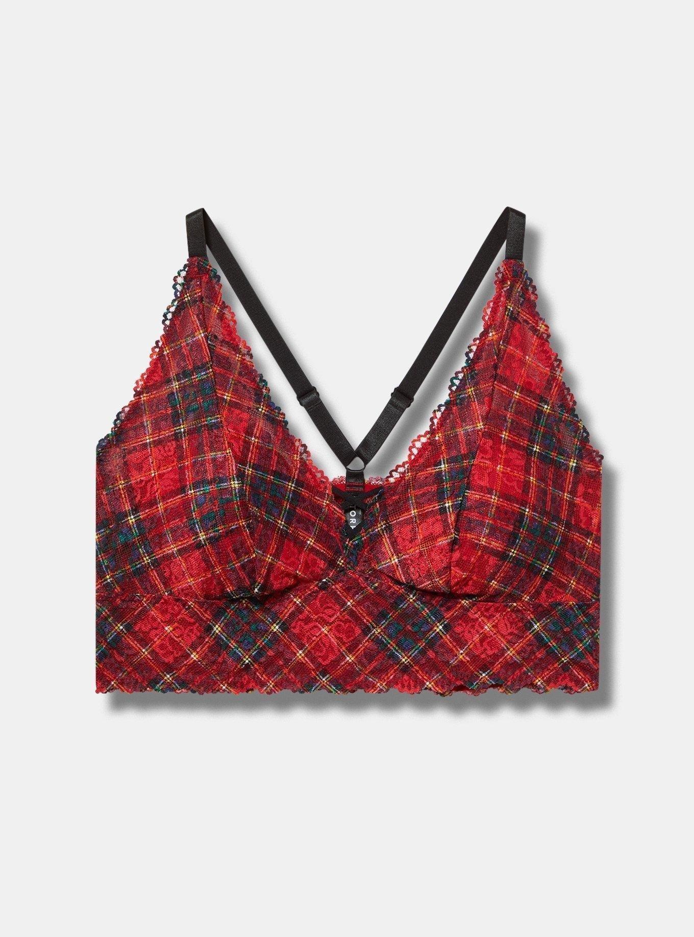 Lightly Lined Lace XO Front Bralette