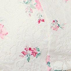 Lightly Lined XO Lace Bralette, SELLY FLORAL PINK, swatch