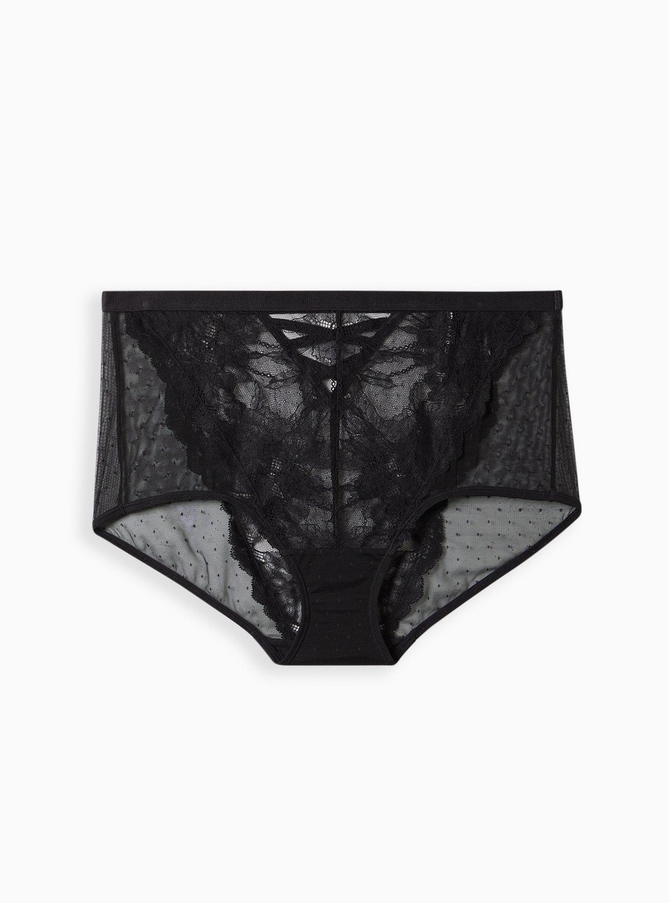Panties For Women Cotton Lattice Letters Print Underwear Ladies
