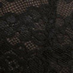 Simply Lace Xo Front Babydoll, RICH BLACK, swatch