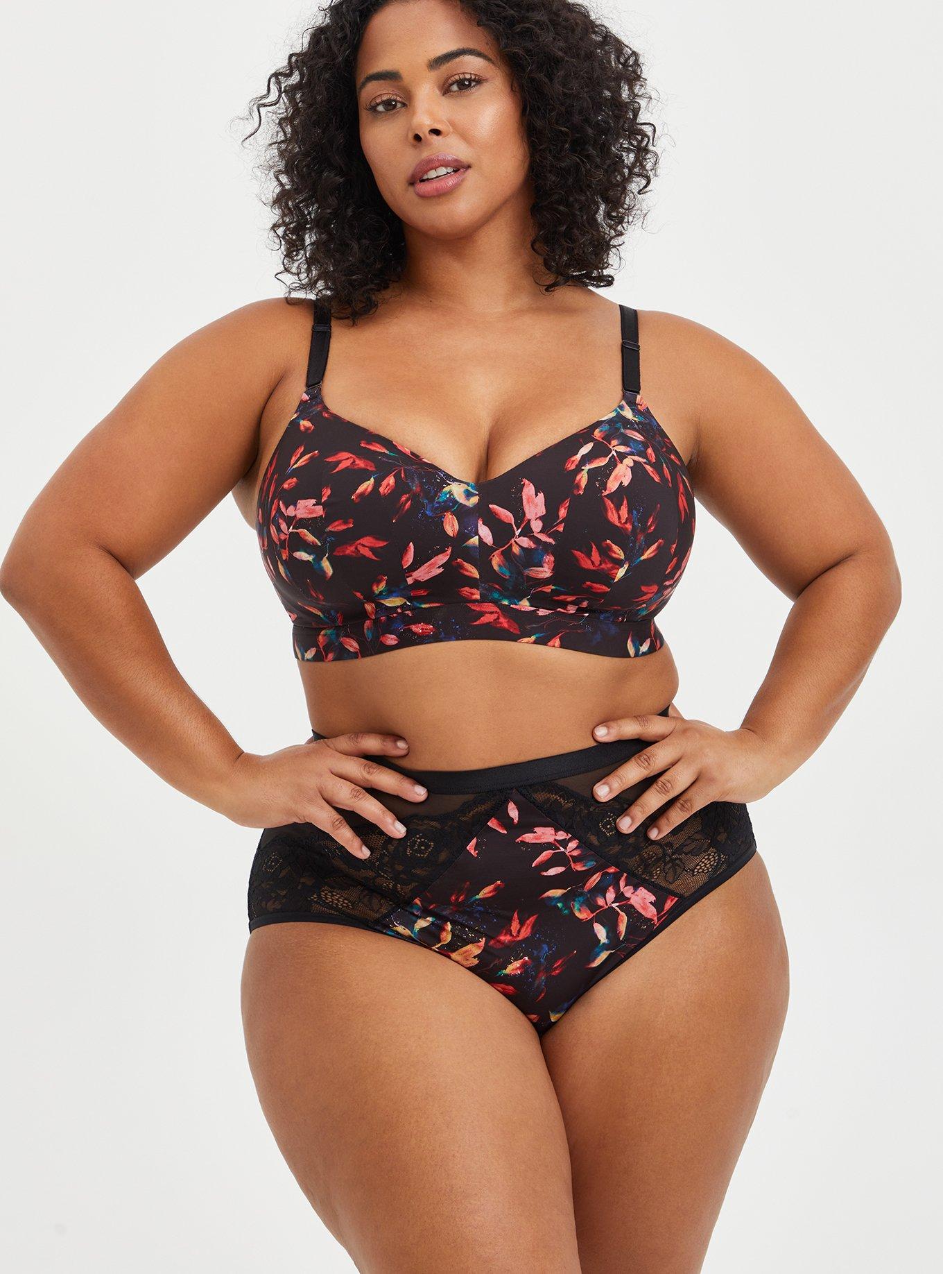 Dream Wire-Free Bra, LEAVES MULTI, alternate