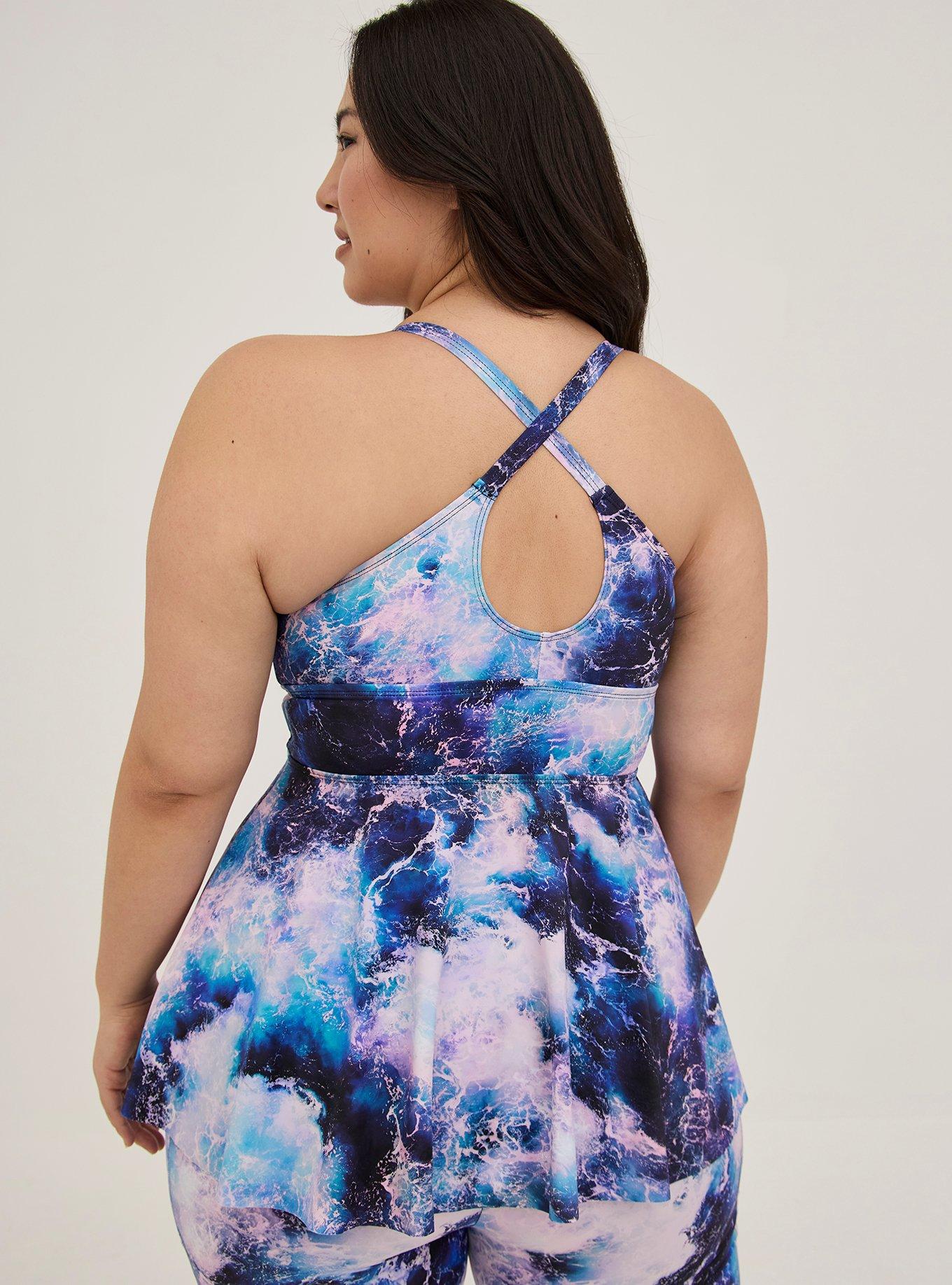 Plus Size Racer Back Tankini Set › oceanroadswimwear