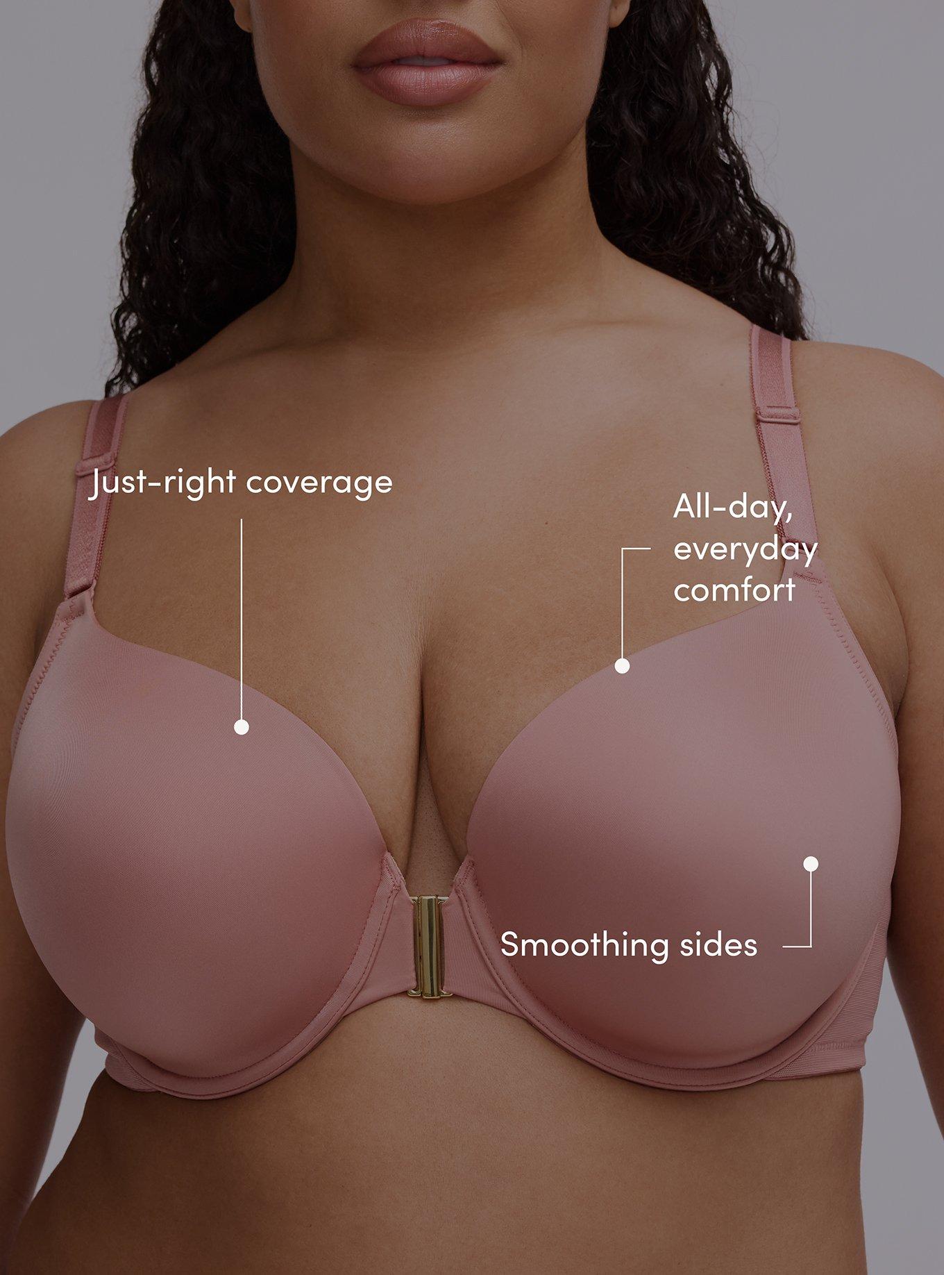 Perfect Coverage Lightly Lined Ultimate Smoothing Bra, ASH ROSE, alternate
