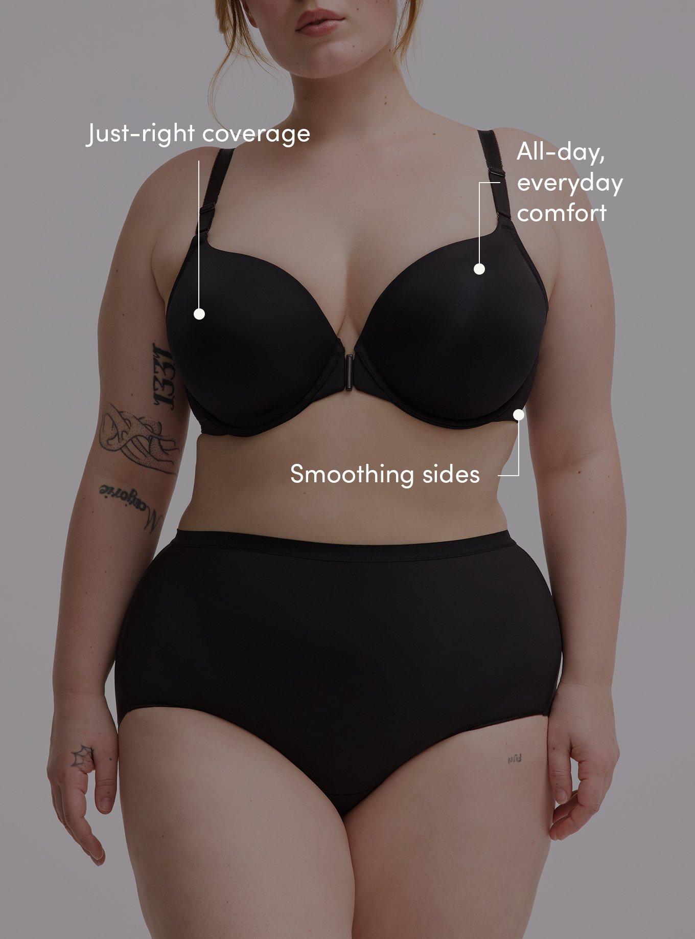 Perfect Coverage Lightly Lined Ultimate Smoothing Bra, RICH BLACK, alternate