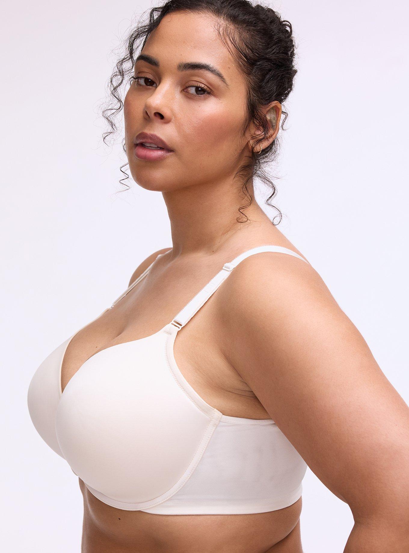 Perfect Coverage Lightly Lined Ultimate Smoothing Bra, CLOUD DANCER, alternate