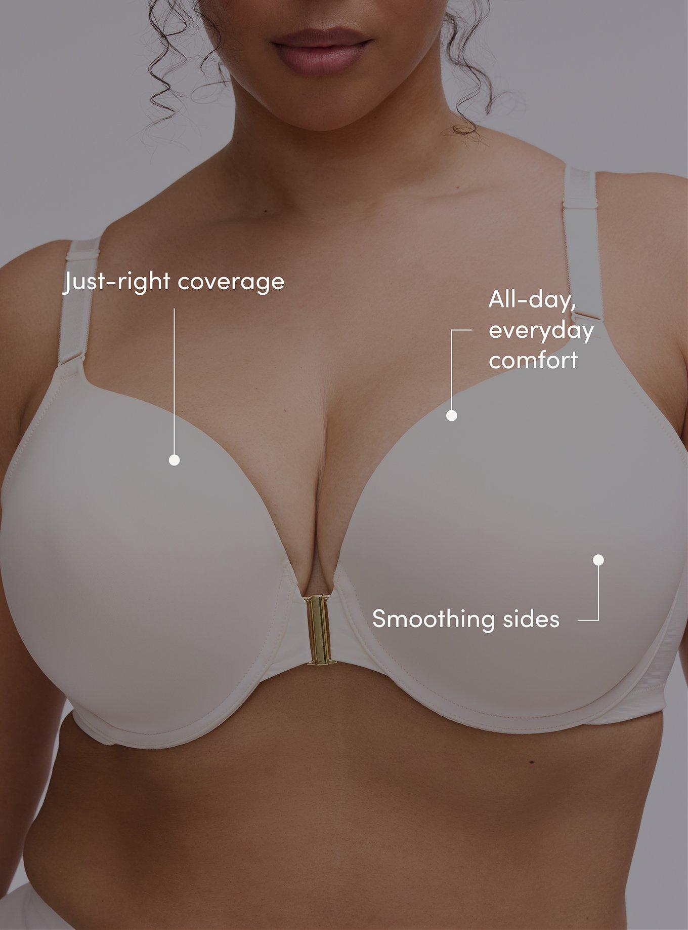Perfect Coverage Lightly Lined Ultimate Smoothing Bra, CLOUD DANCER, alternate