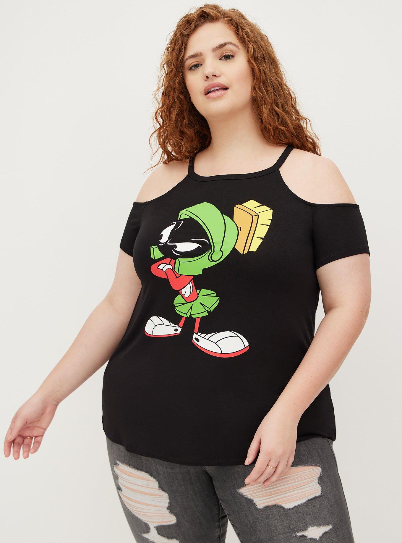 Plus Size Looney High Neck Top Marvin Martian Torrid