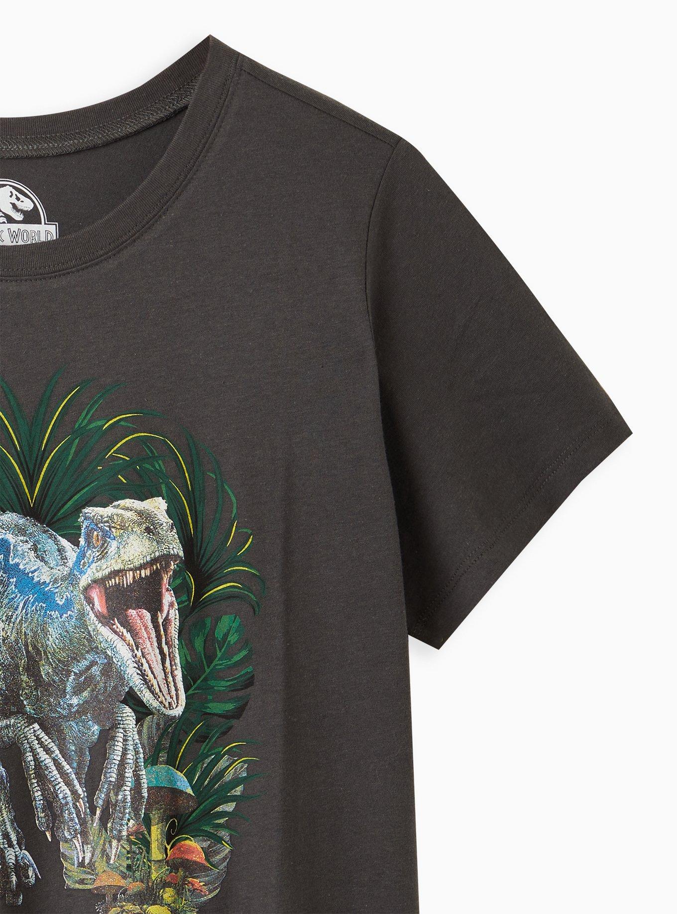 Jurassic Park Classic Fit Crew Tee - Vintage Black, VINTAGE BLACK, alternate