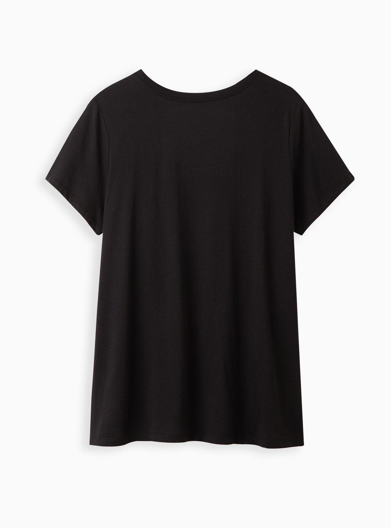 Plus Size Classic Fit Crew Tee - Sex & The City Black, DEEP BLACK, alternate